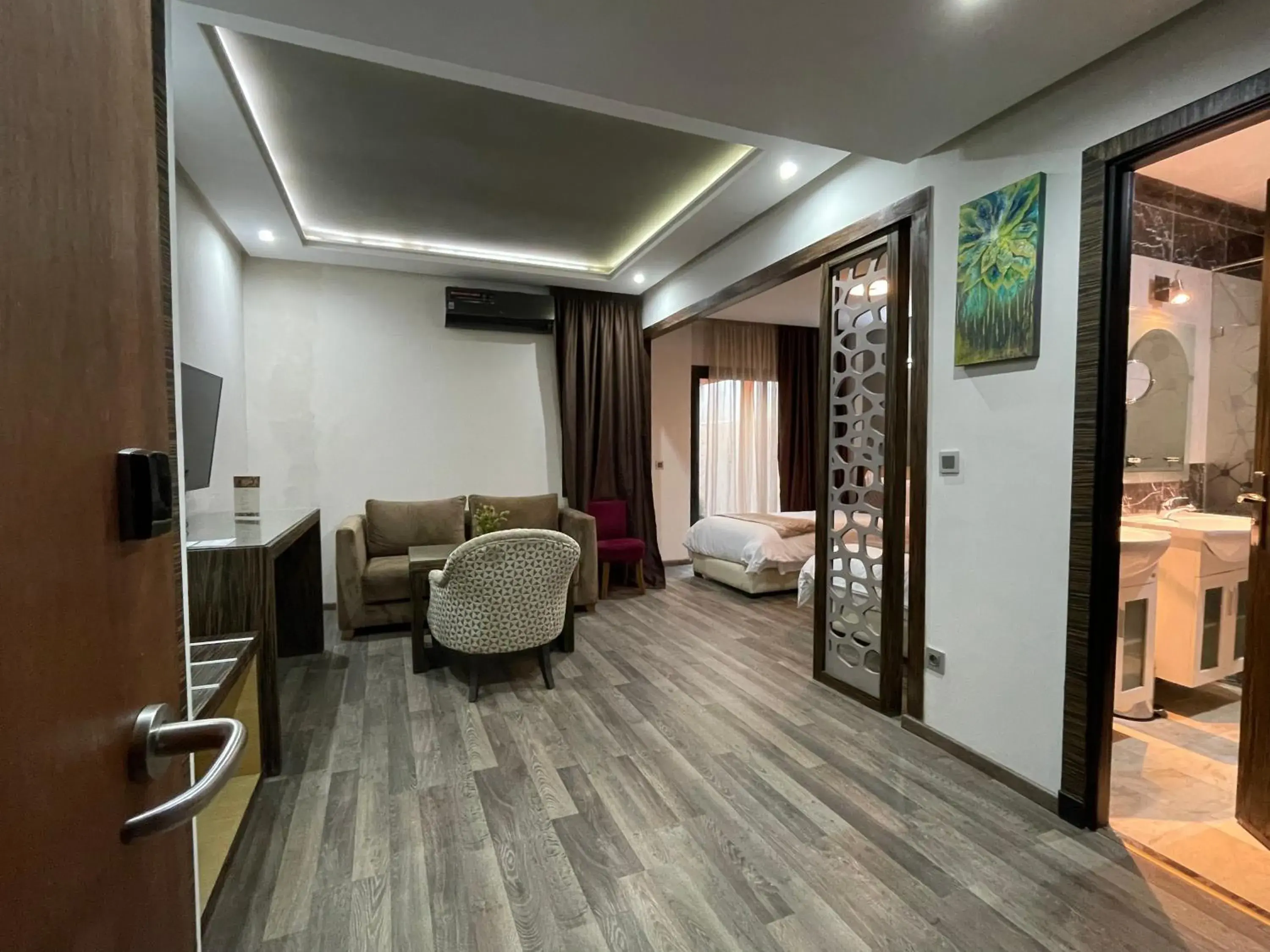 Twin Room with View in Silver Suites Hotel & Spa Casablanca Twin Room with View in Silver Suites Hotel & Spa Casablanca