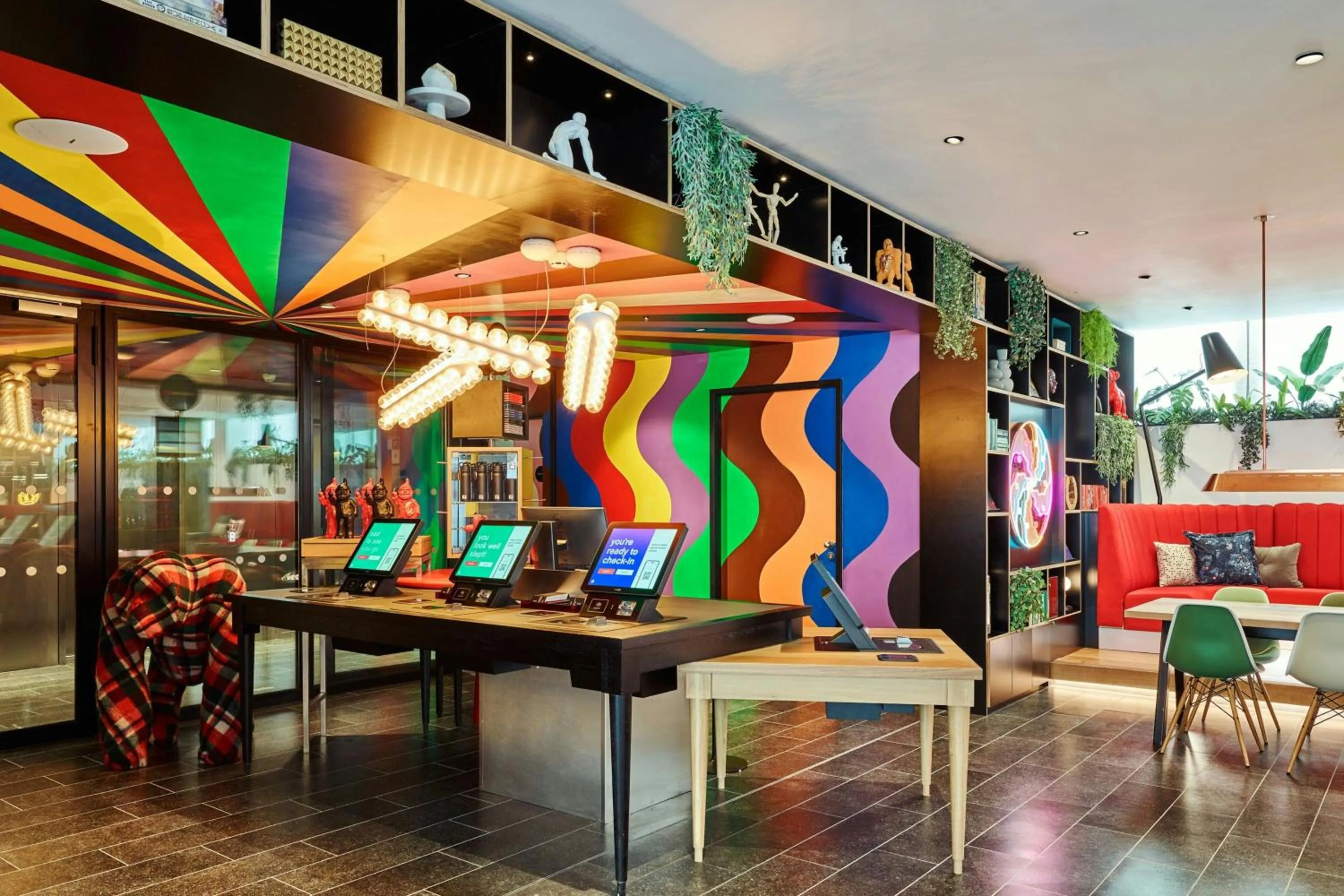 View (from property/room) in citizenM London Victoria Station