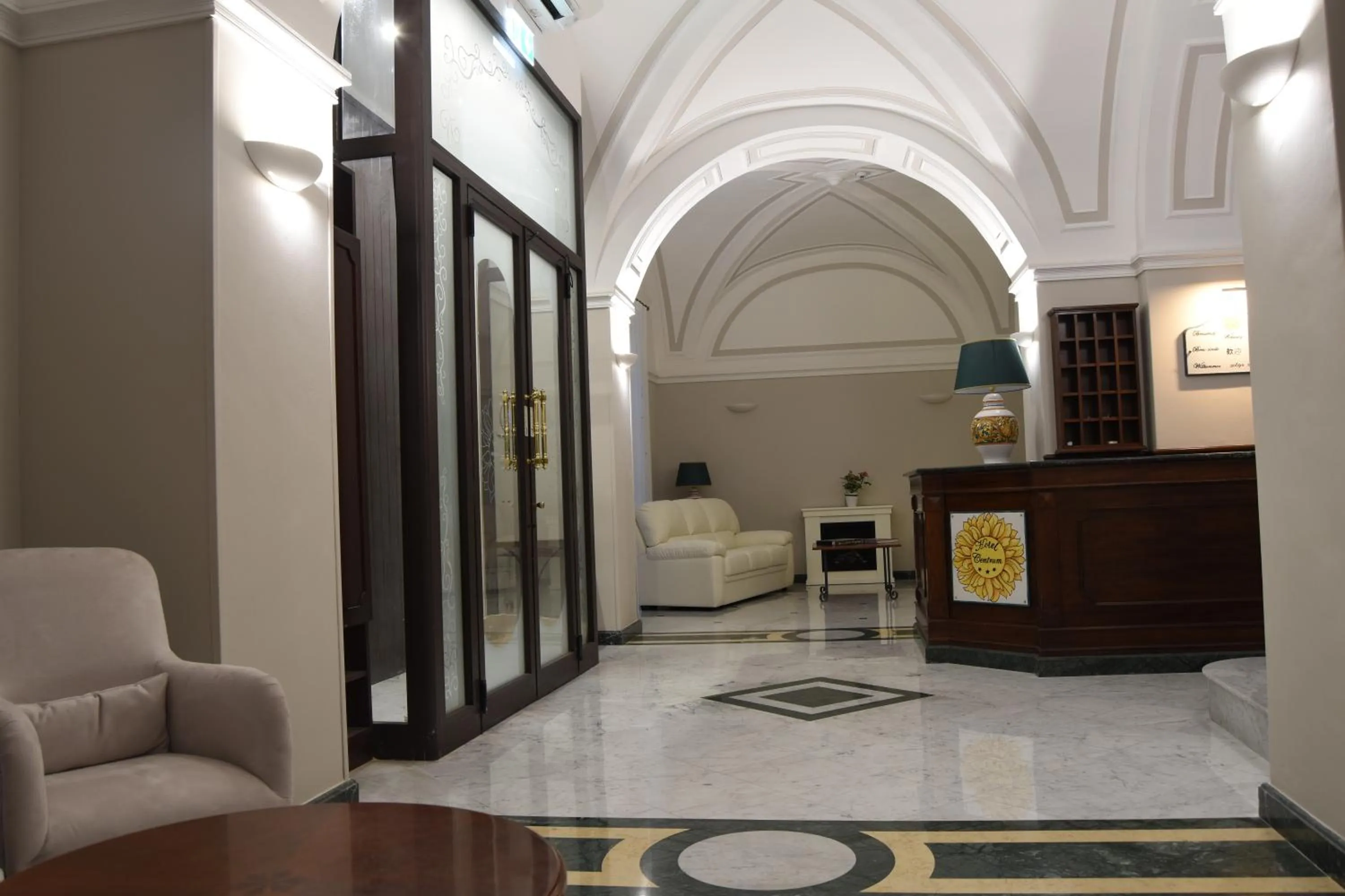 Lobby or reception in Hotel Centrum