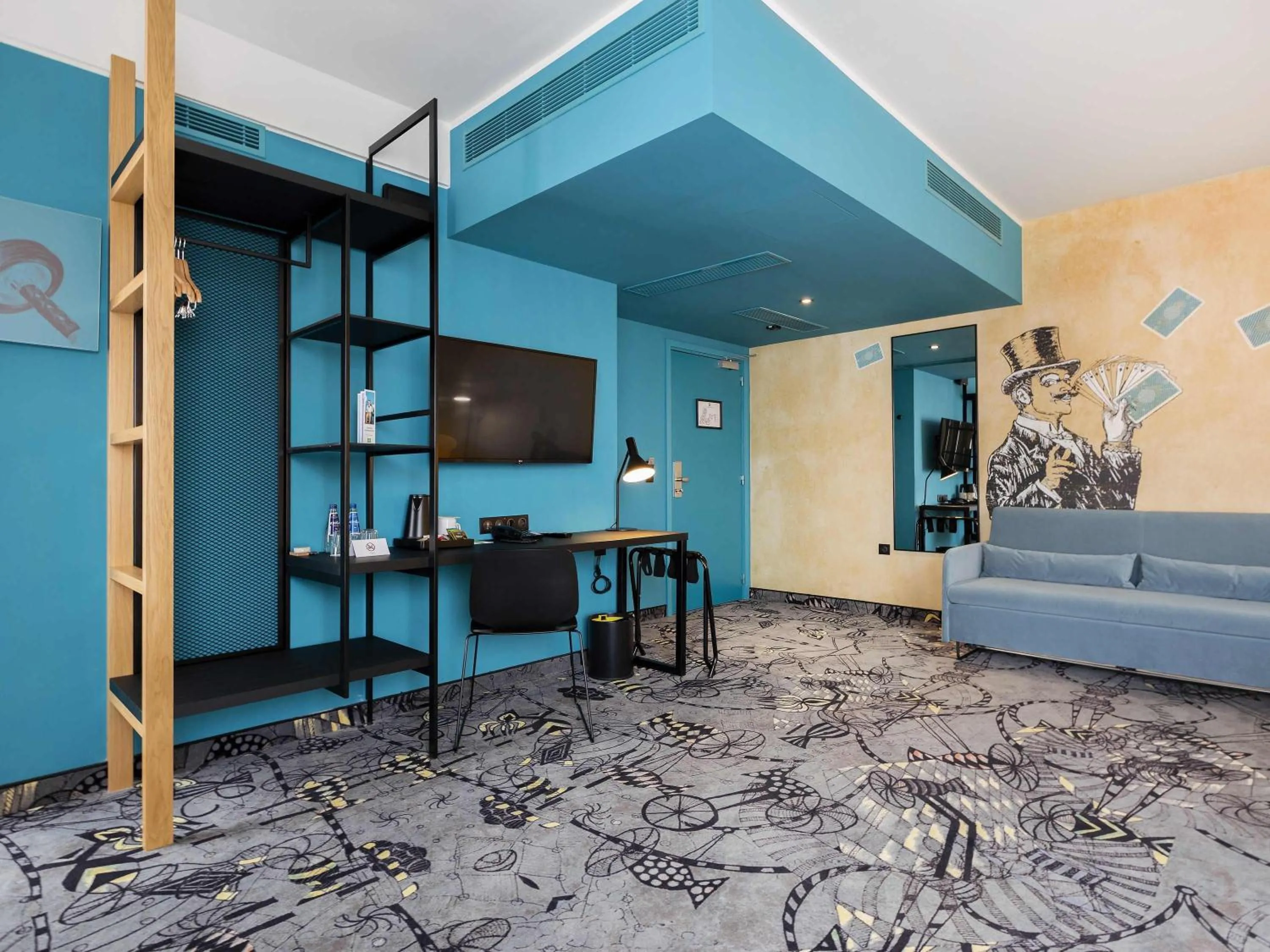 Bedroom in ibis Styles Szczecin Stare Miasto