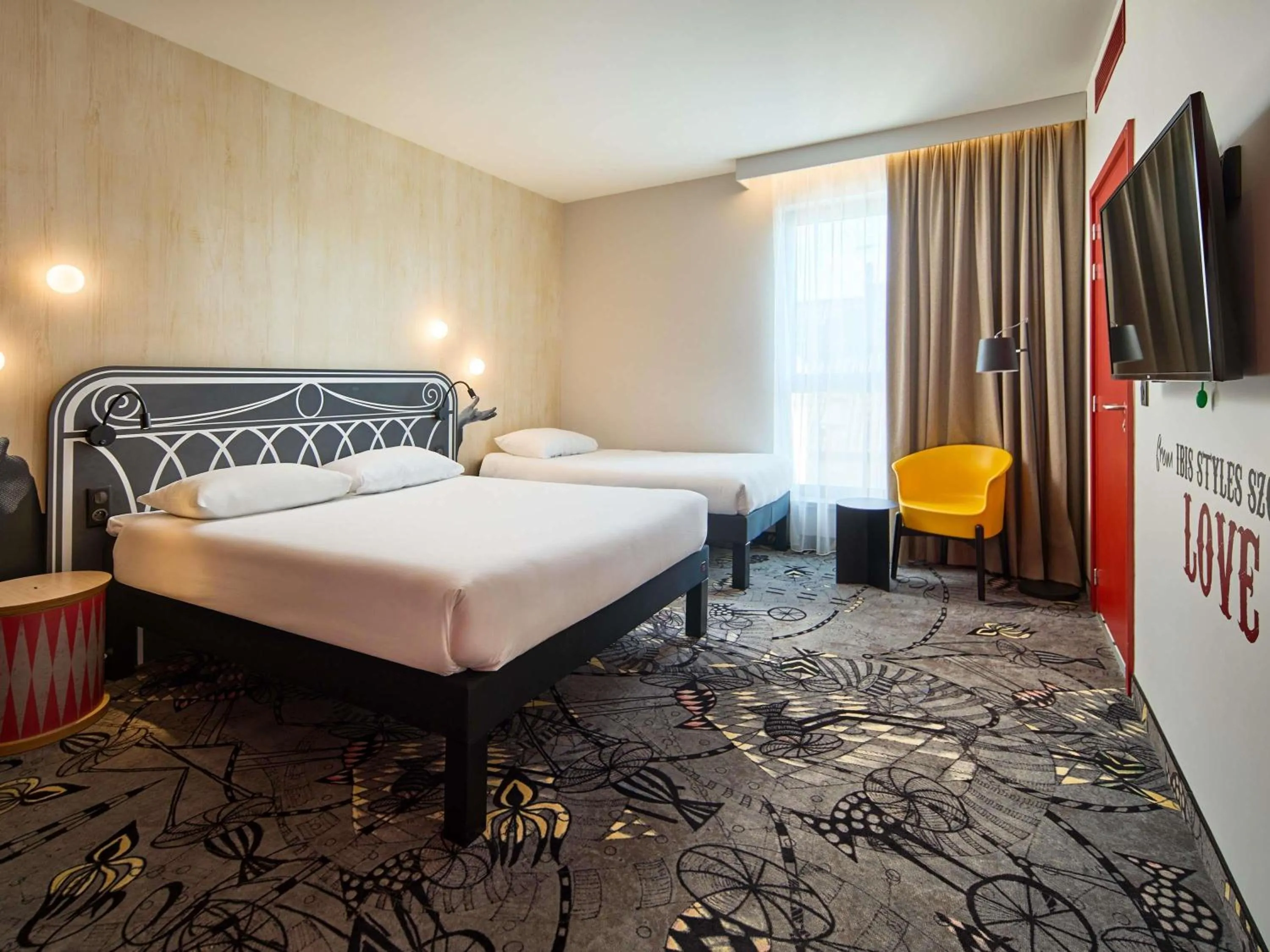 Bedroom, Bed in ibis Styles Szczecin Stare Miasto