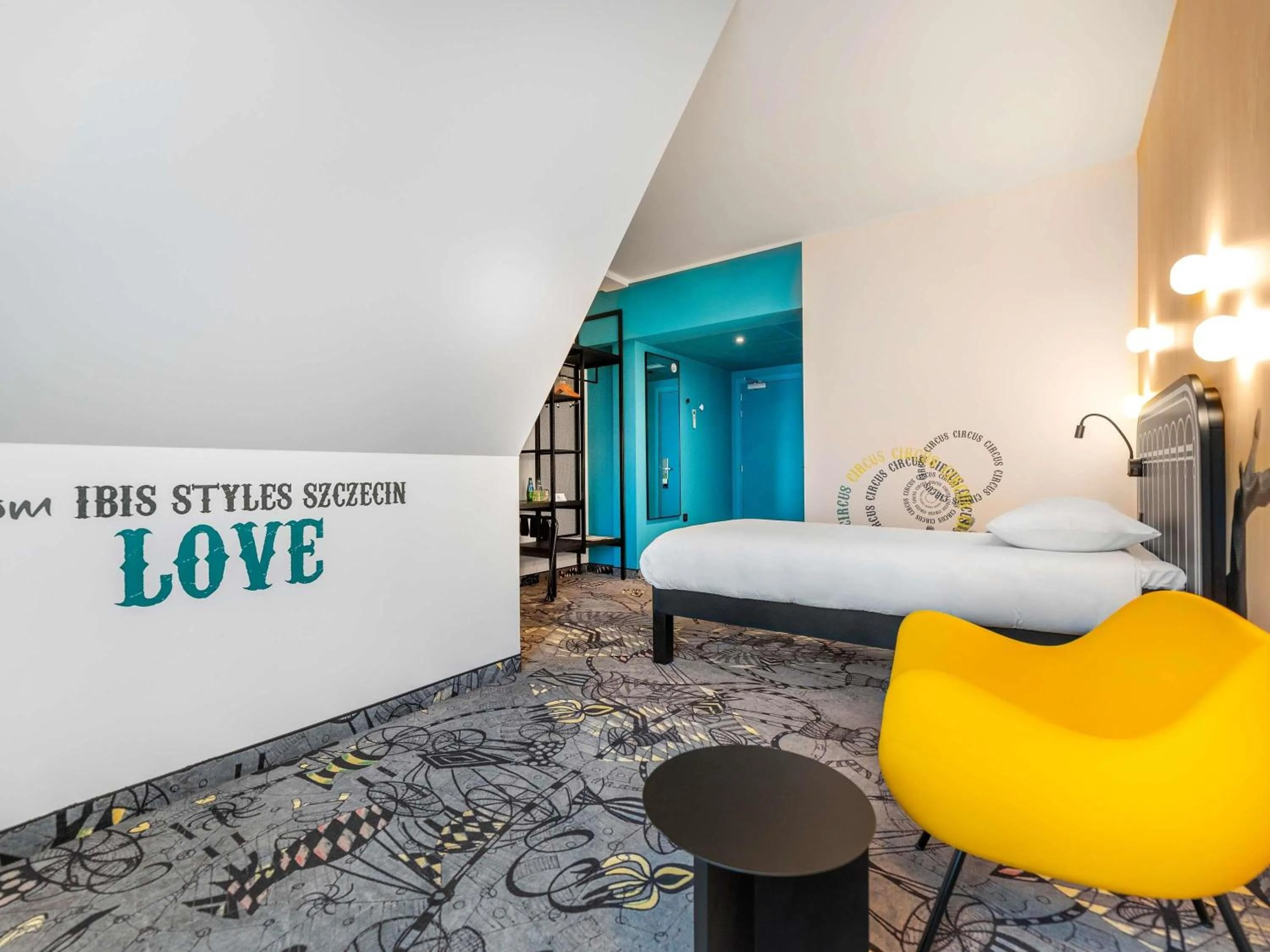 Bedroom, Bed in ibis Styles Szczecin Stare Miasto