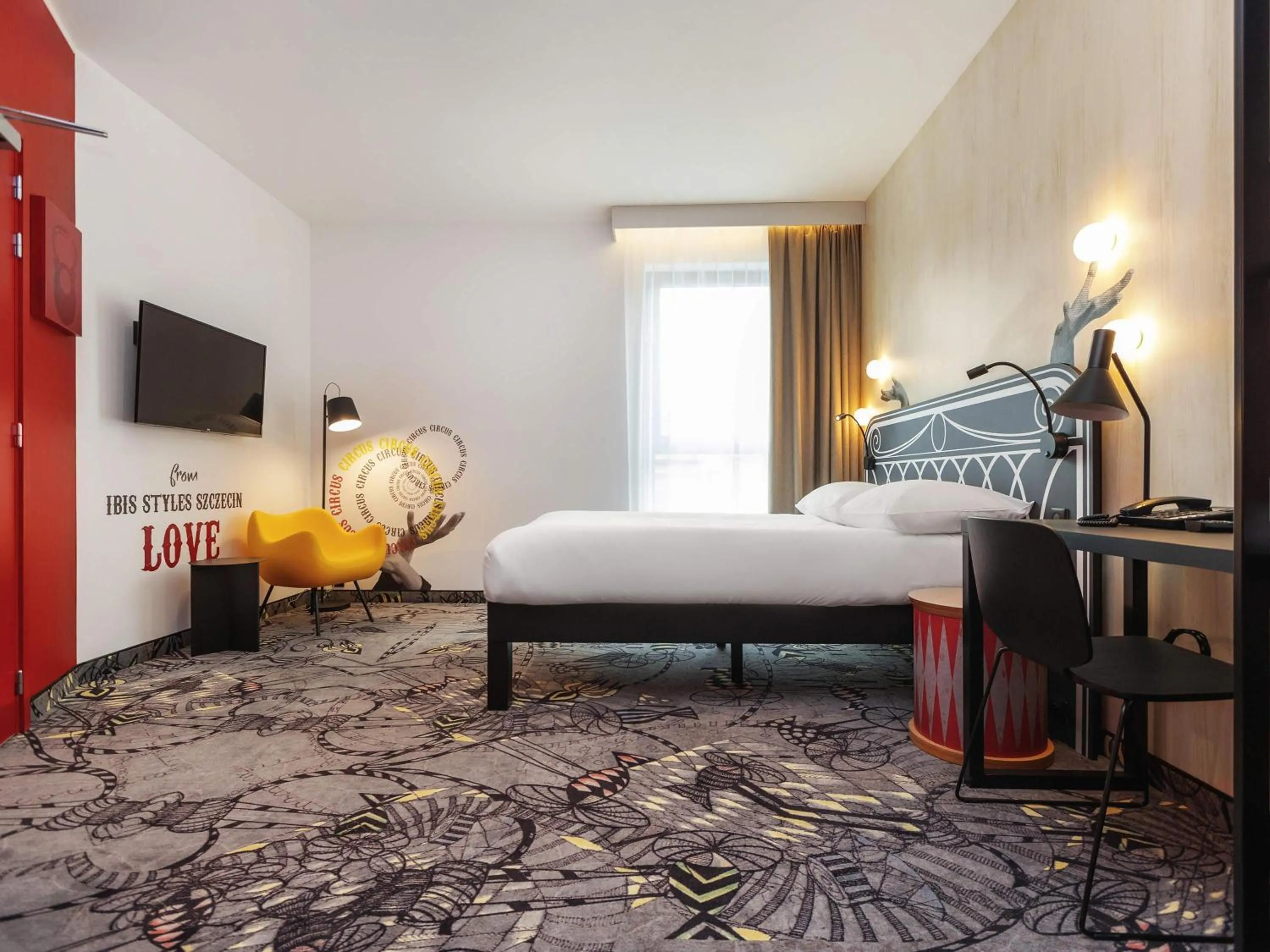 Bedroom, Bed in ibis Styles Szczecin Stare Miasto