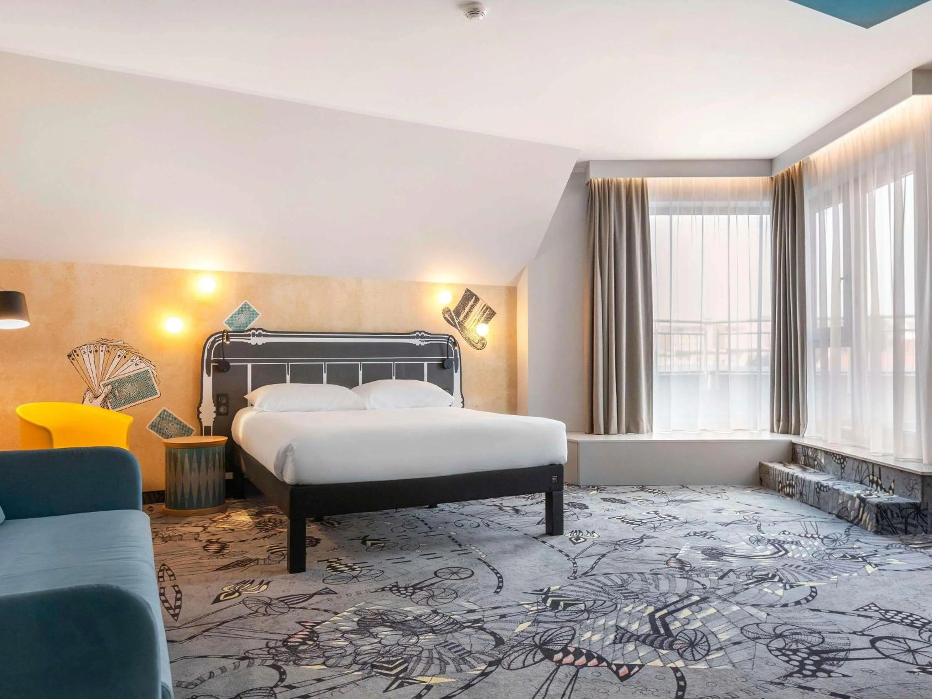 Bedroom, Bed in ibis Styles Szczecin Stare Miasto