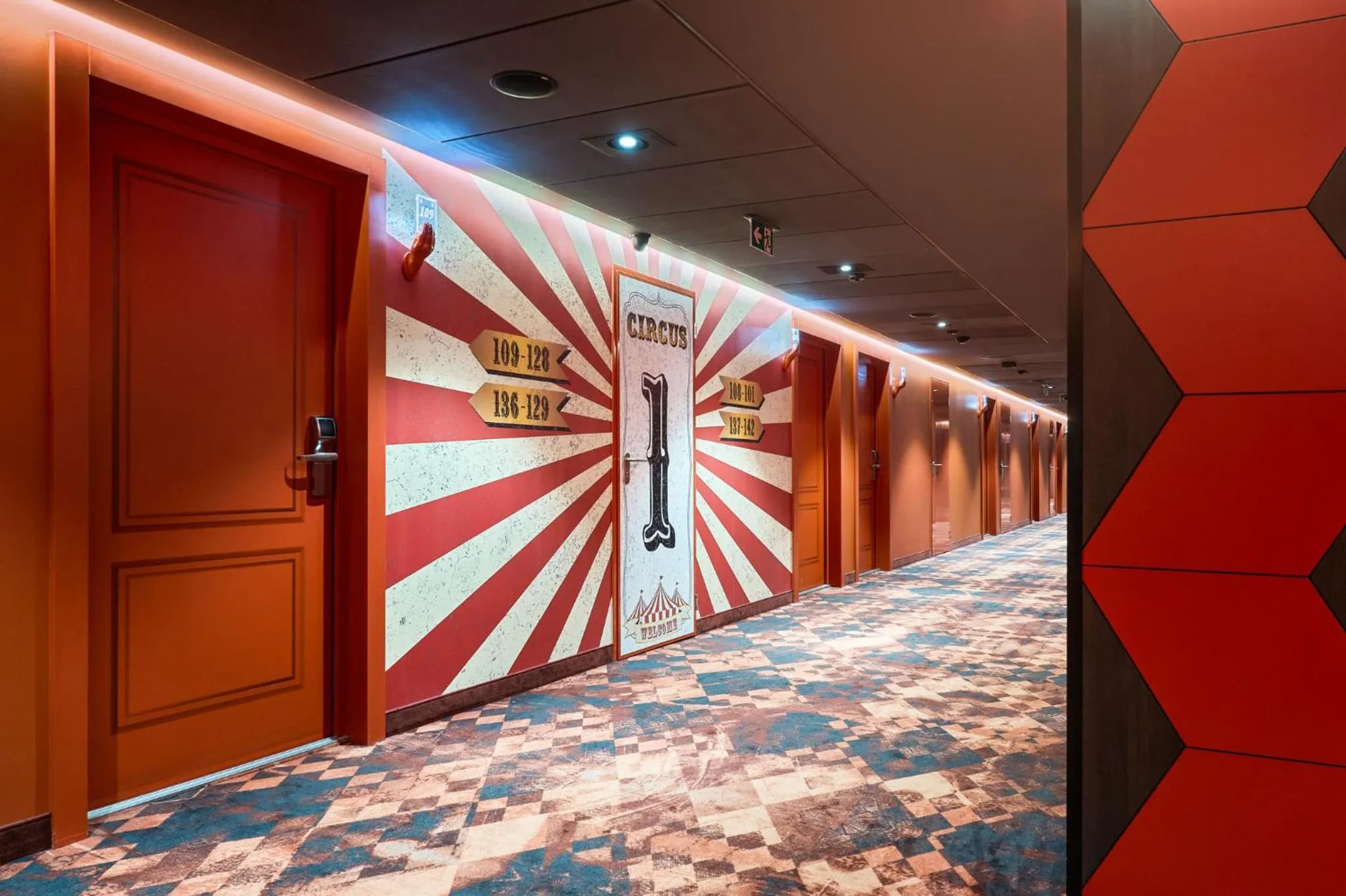 Decorative detail in ibis Styles Szczecin Stare Miasto