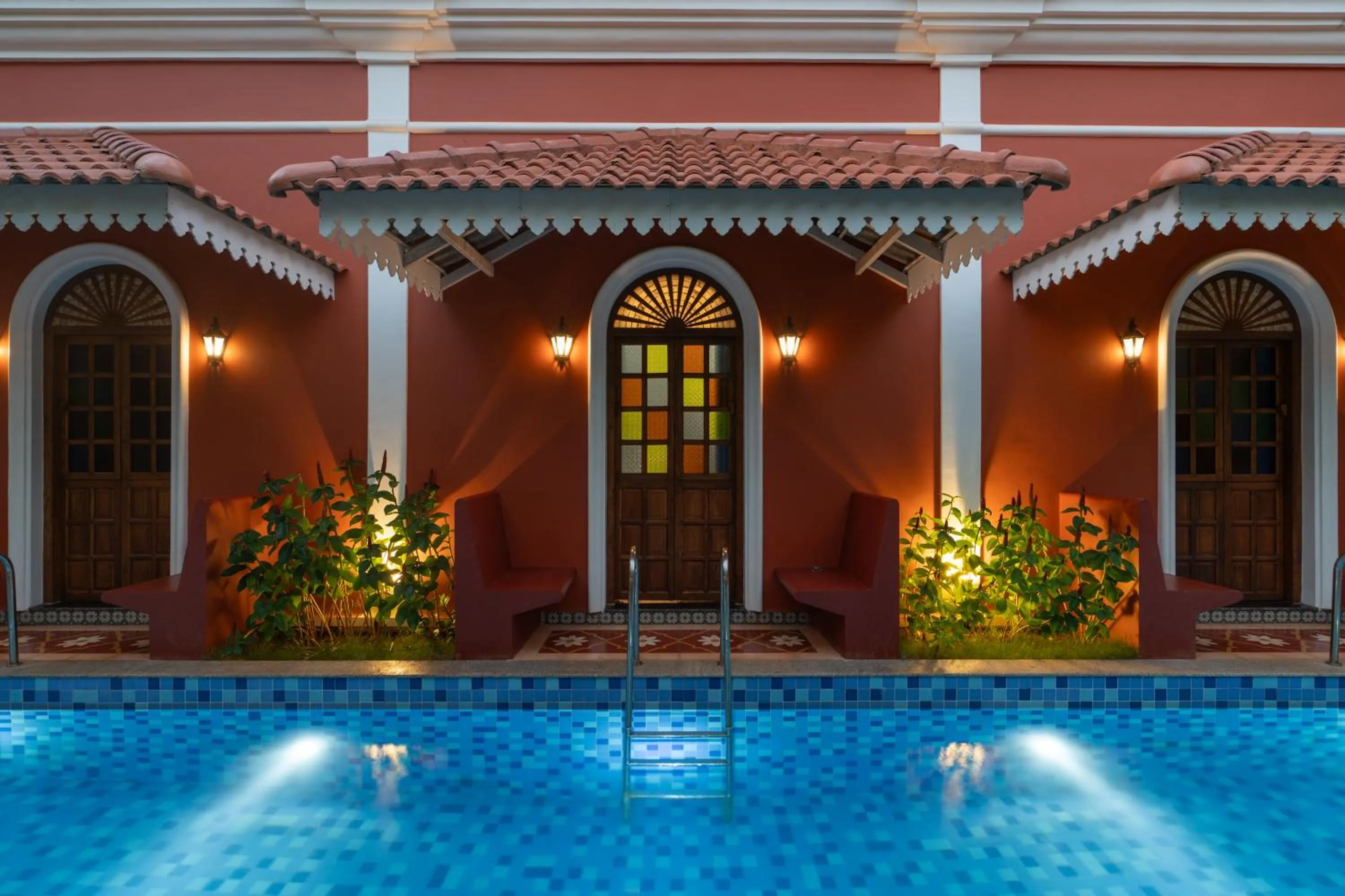Pool view in Casa Albuquerque