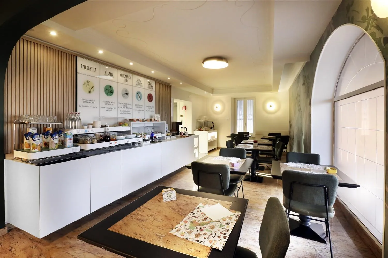 Breakfast in Hotel Ungheria Varese 1946