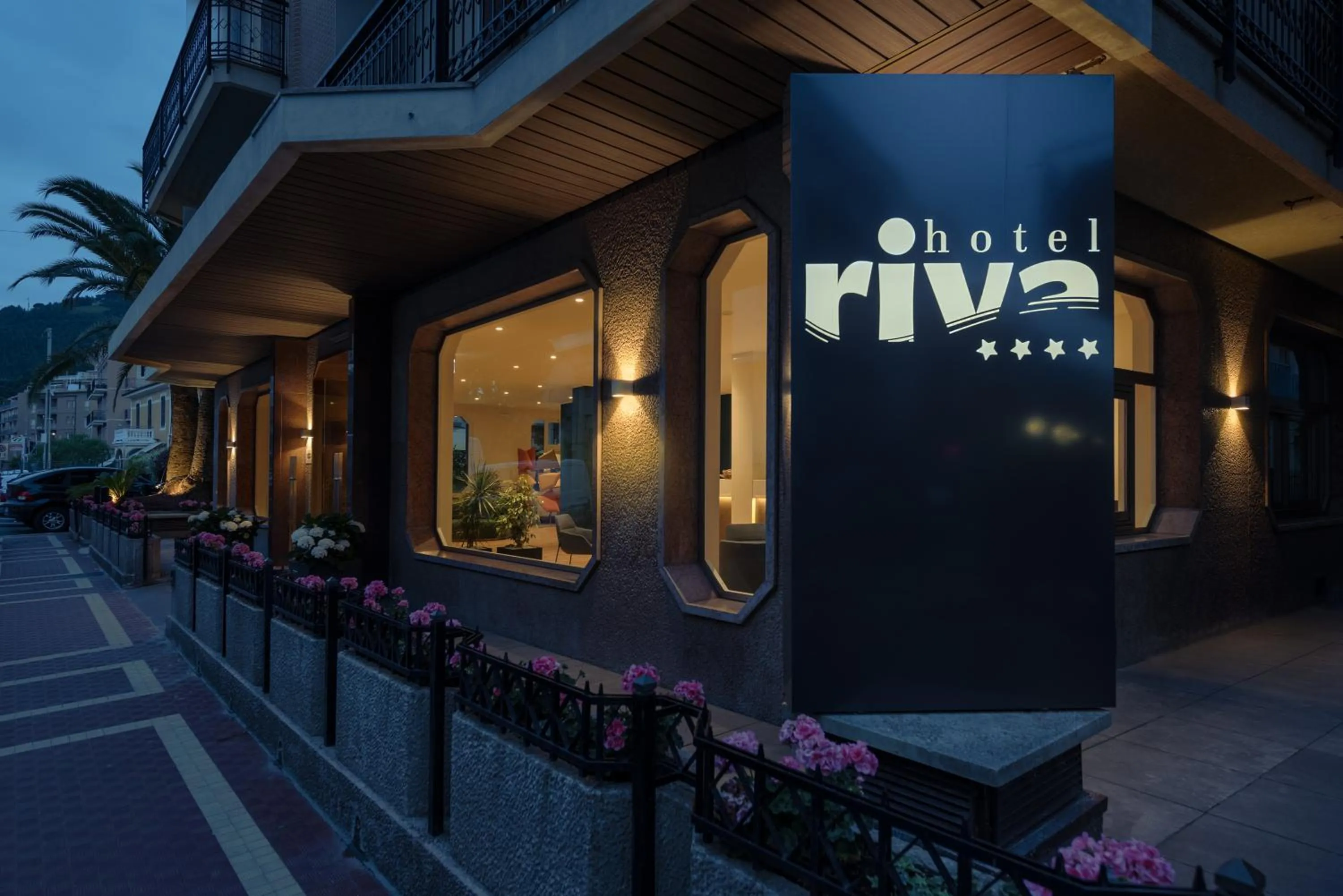 Facade/entrance in Hotel Riva