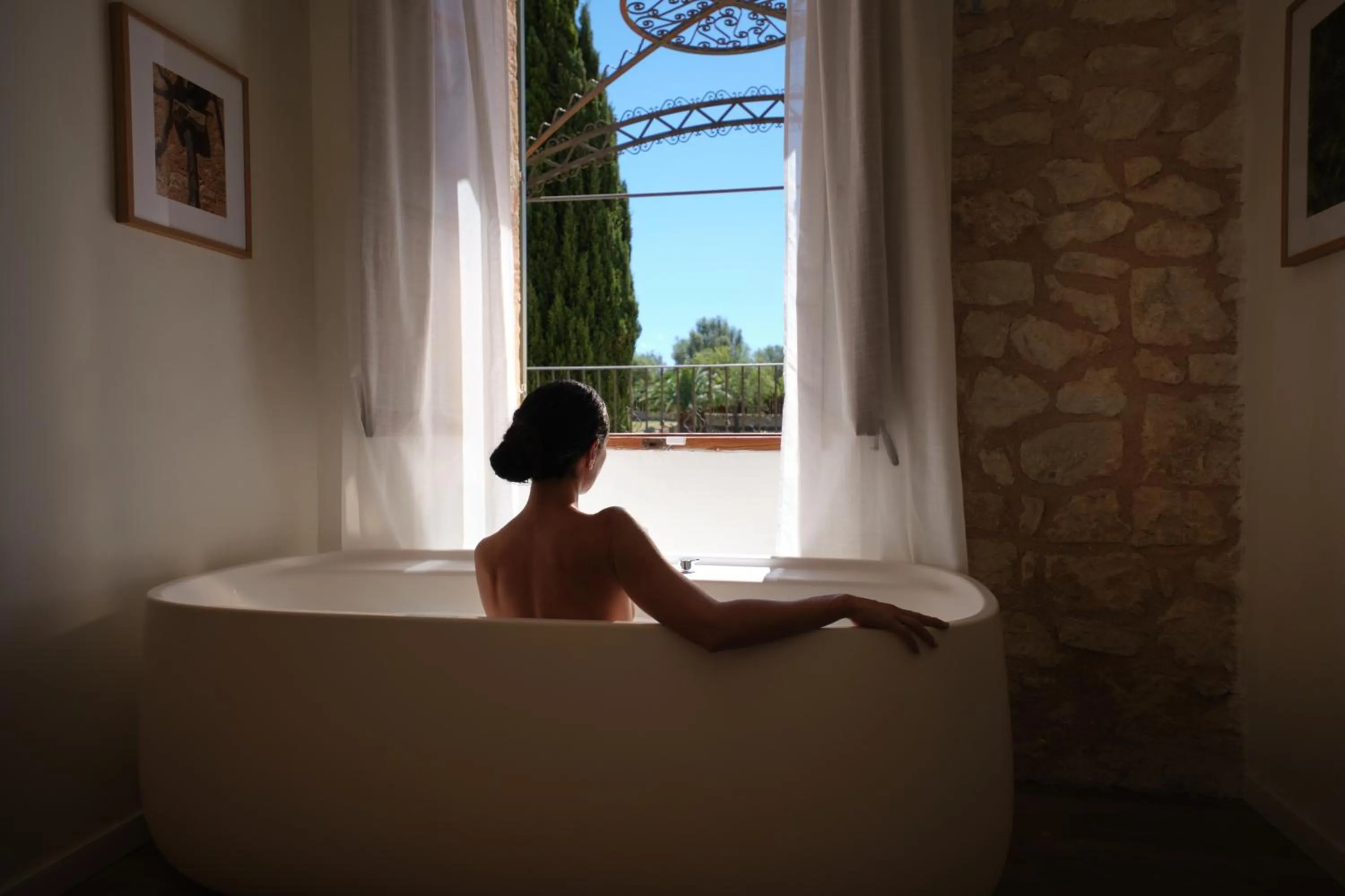 Bath in Es Figueral Nou Hotel Rural & Spa - Adults Only - Over 12