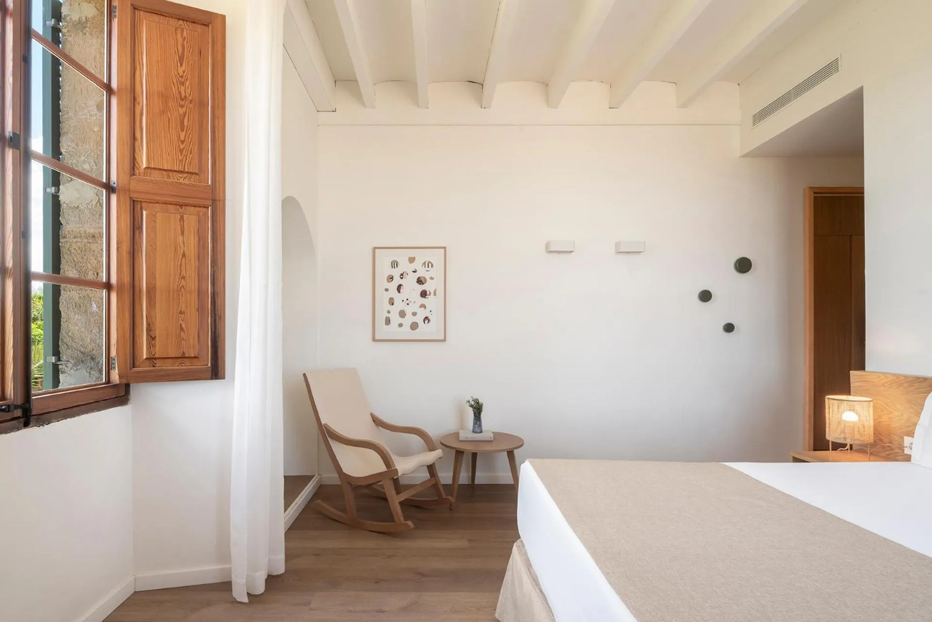 Bedroom, Bed in Es Figueral Nou Hotel Rural & Spa - Adults Only - Over 12