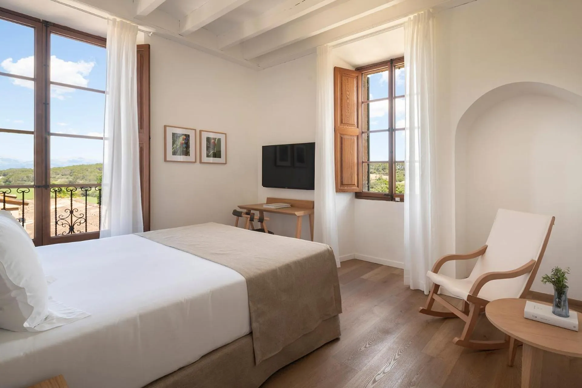 Bed in Es Figueral Nou Hotel Rural & Spa - Adults Only - Over 12