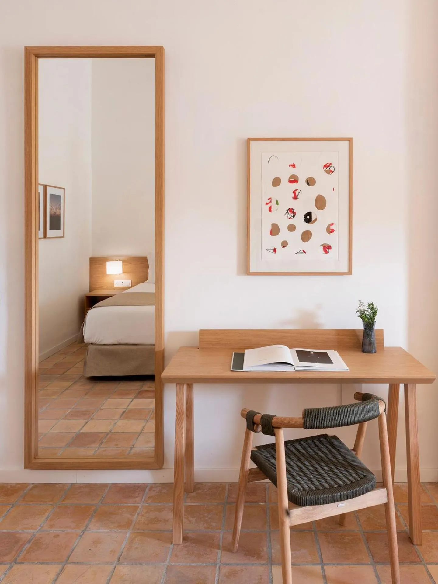 Seating area, Bed in Es Figueral Nou Hotel Rural & Spa - Adults Only - Over 12