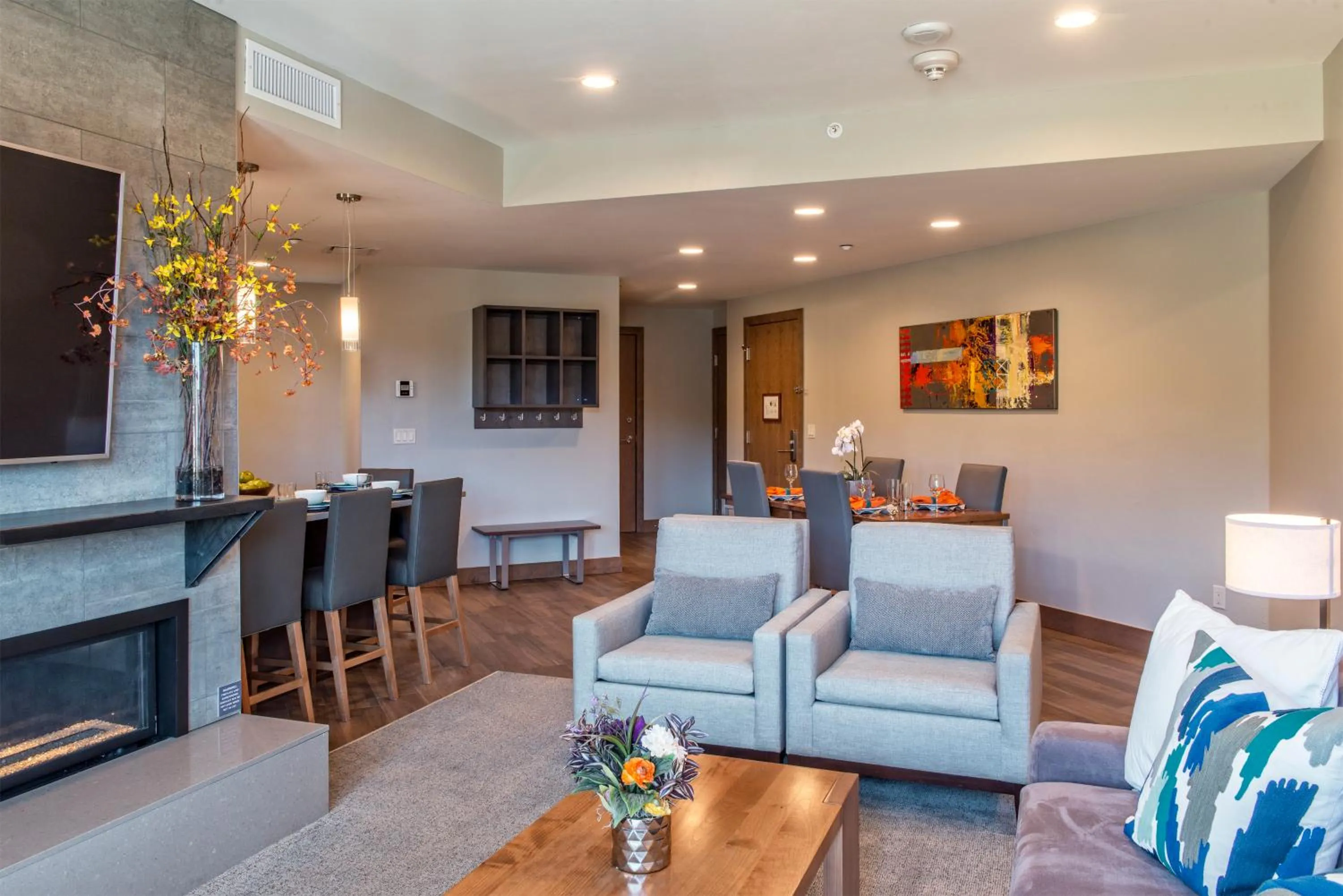 Living room in Grand Colorado on Peak 8