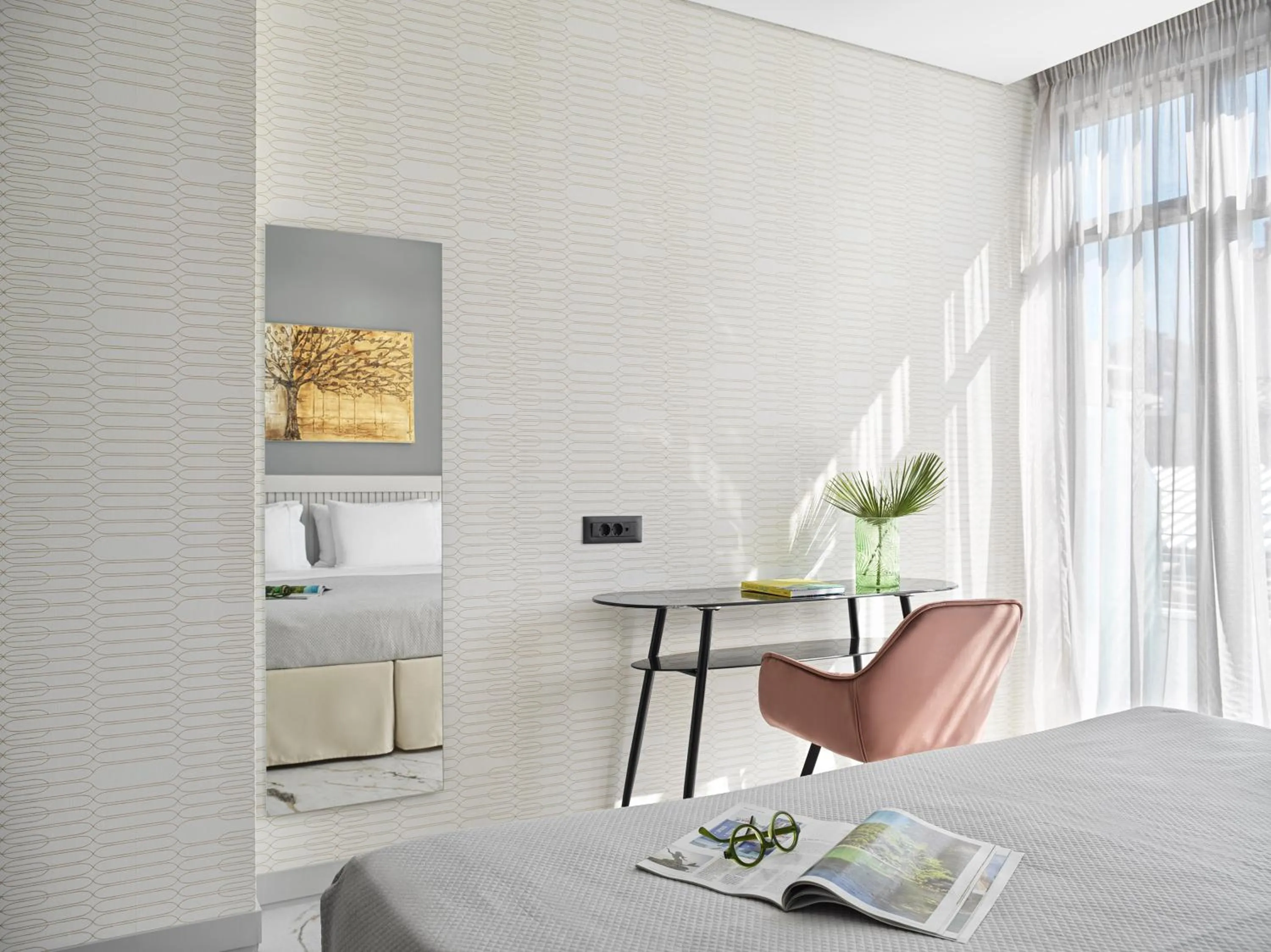 Photo of the whole room, Bed in Athens City View Urban Suites