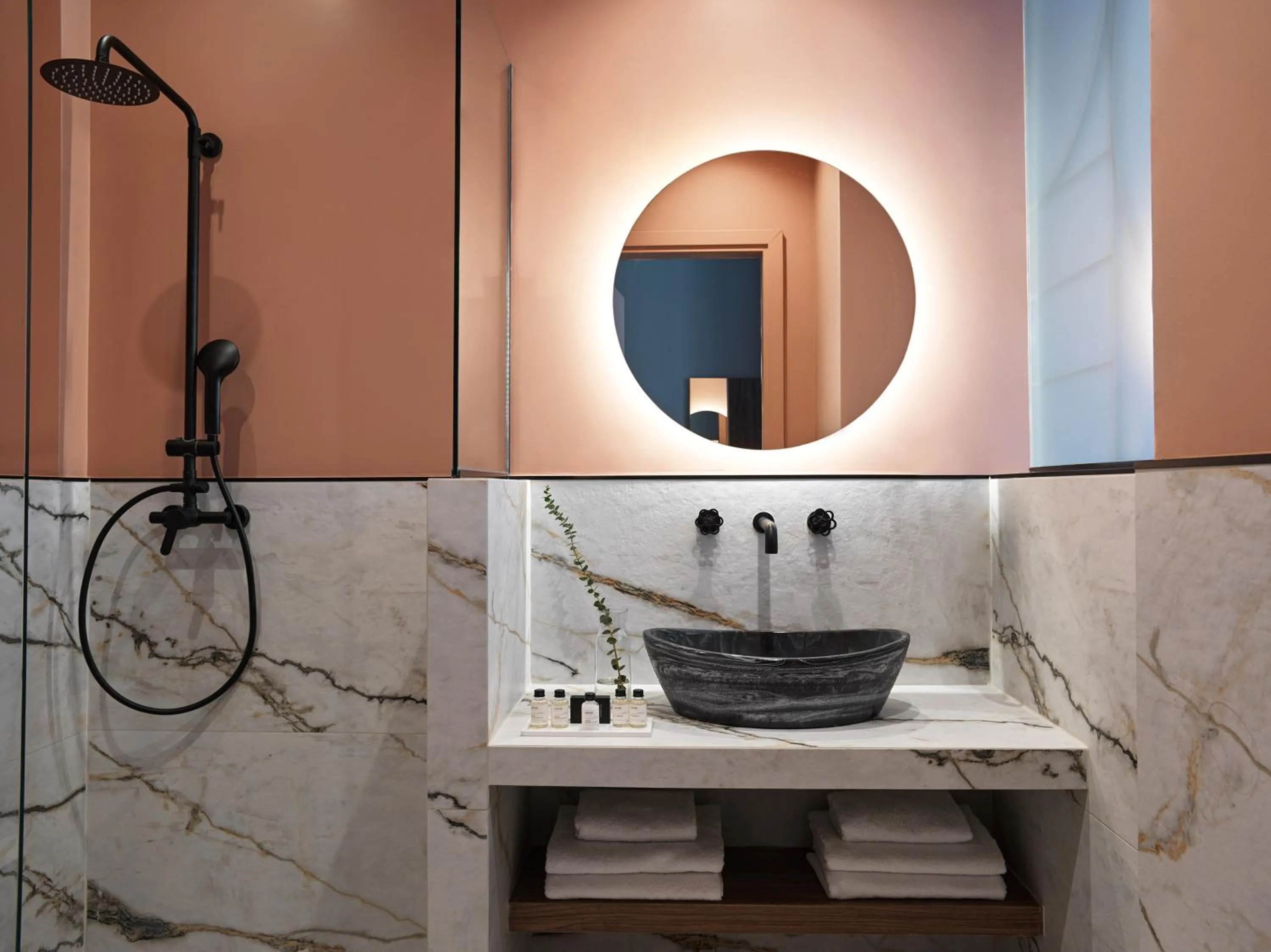 Bathroom in Athens City View Urban Suites