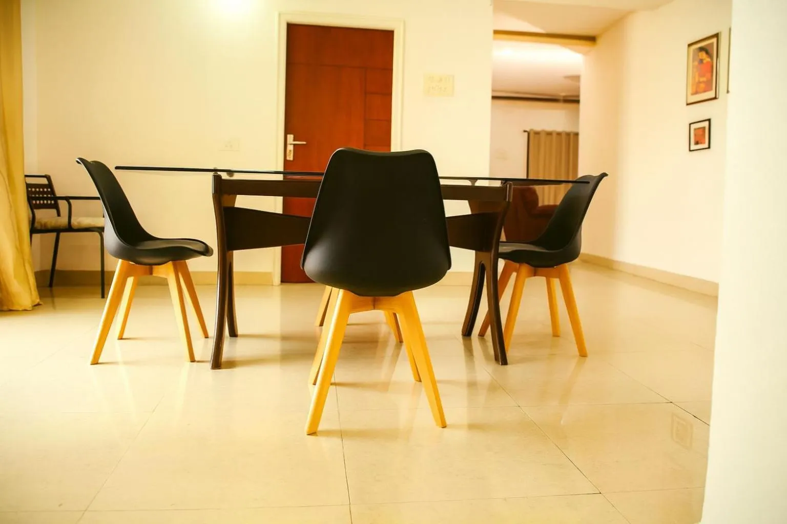Dining area in White Fern Stays Serviced Apartments - Gachibowli
