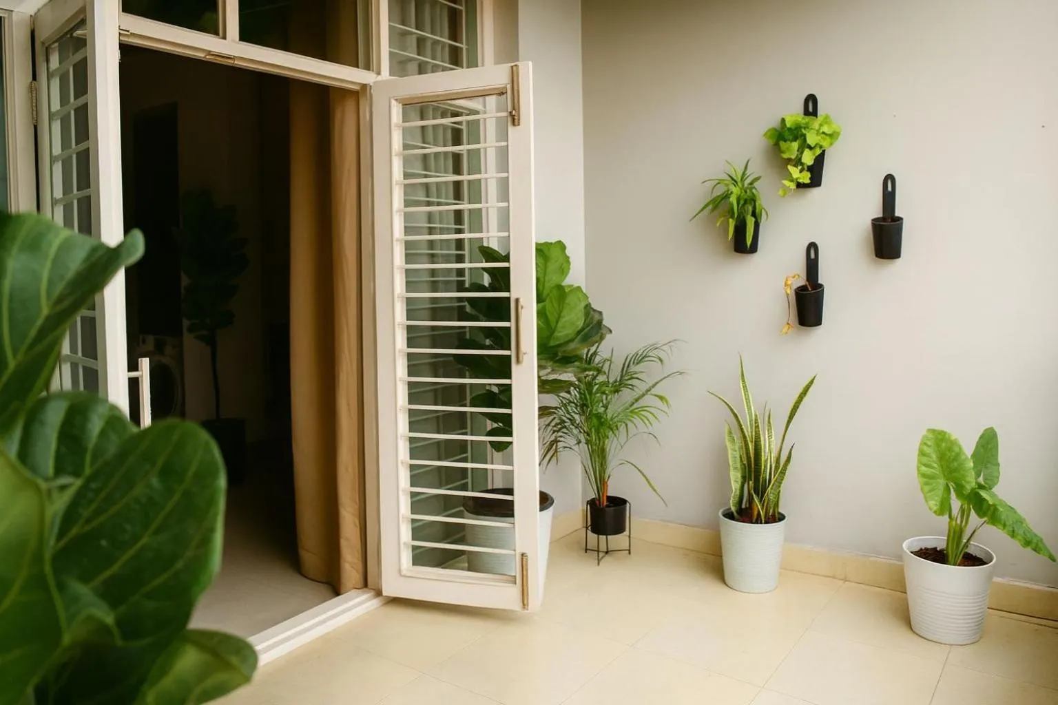 Balcony/Terrace in White Fern Stays Serviced Apartments - Gachibowli