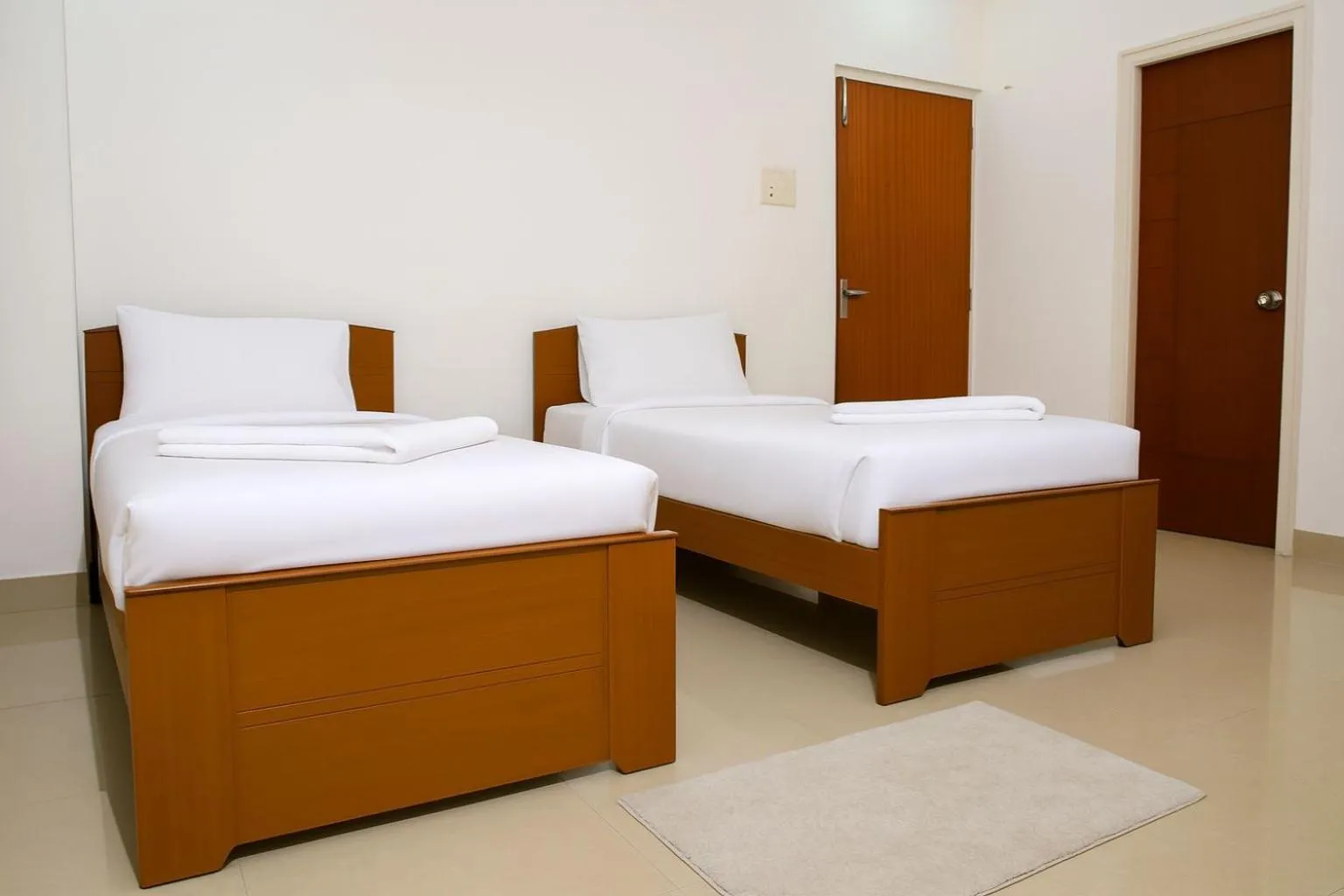 Bedroom, Bed in White Fern Stays Serviced Apartments - Gachibowli