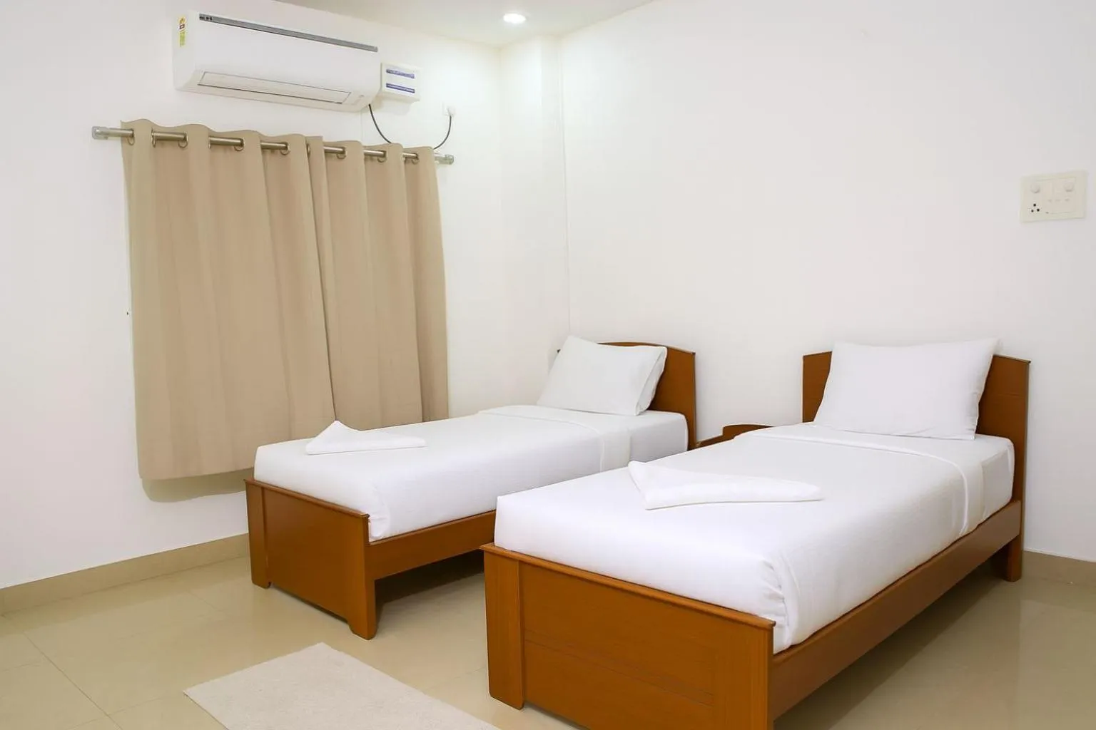Bedroom, Bed in White Fern Stays Serviced Apartments - Gachibowli