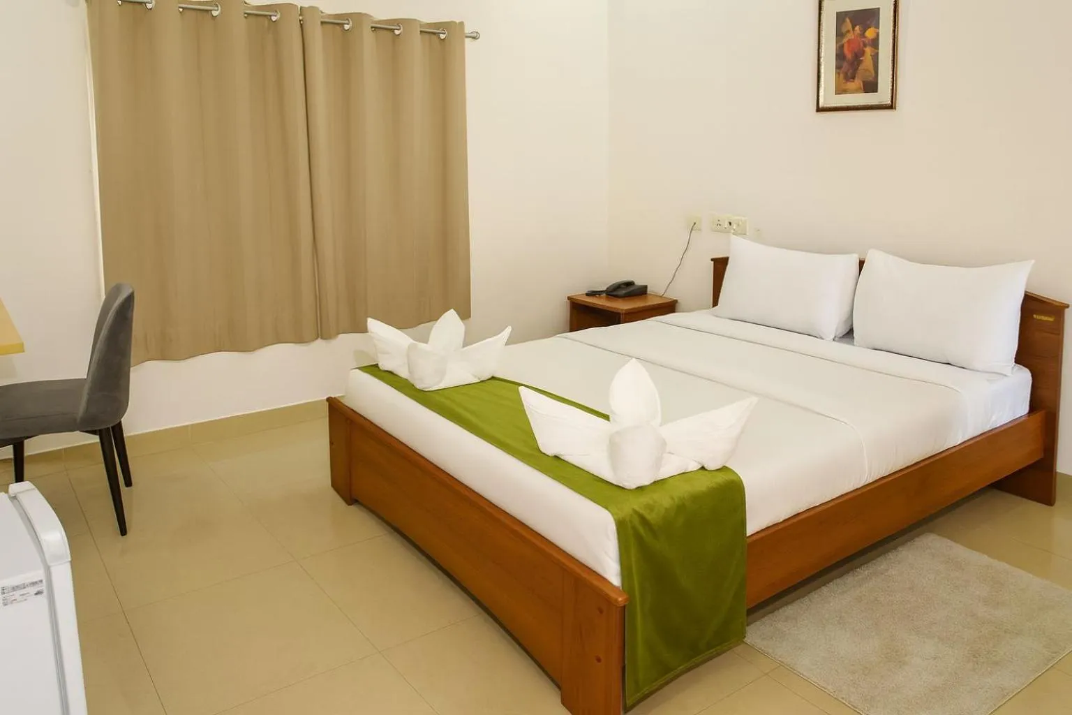 Bedroom, Bed in White Fern Stays Serviced Apartments - Gachibowli
