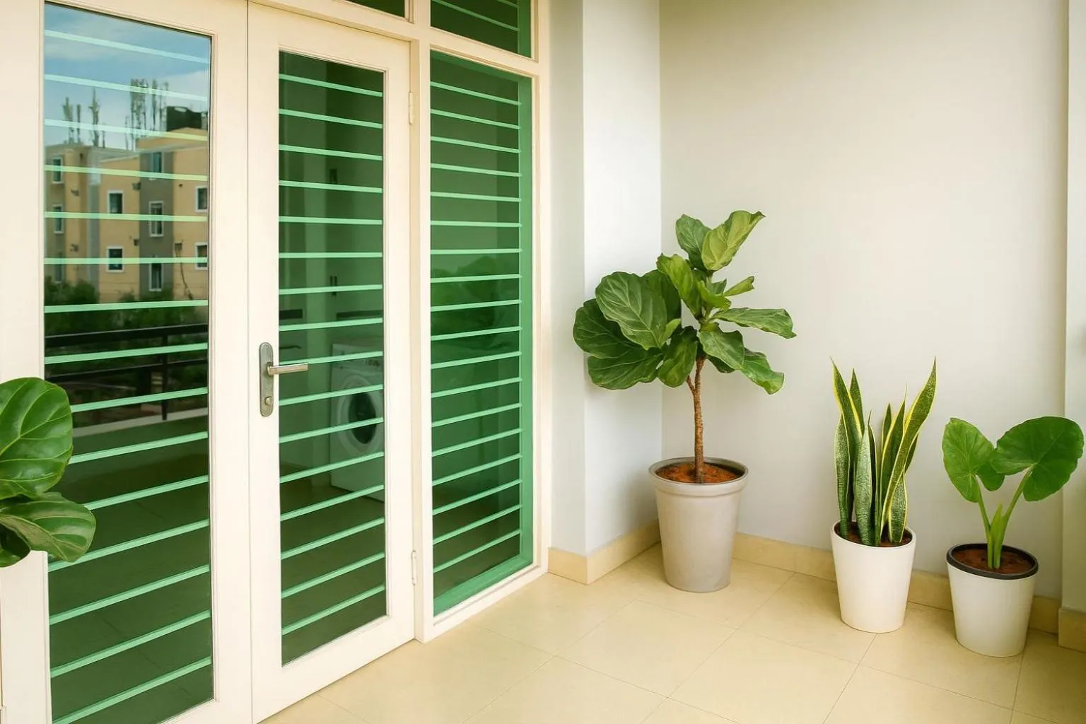 Balcony/Terrace in White Fern Stays Serviced Apartments - Gachibowli