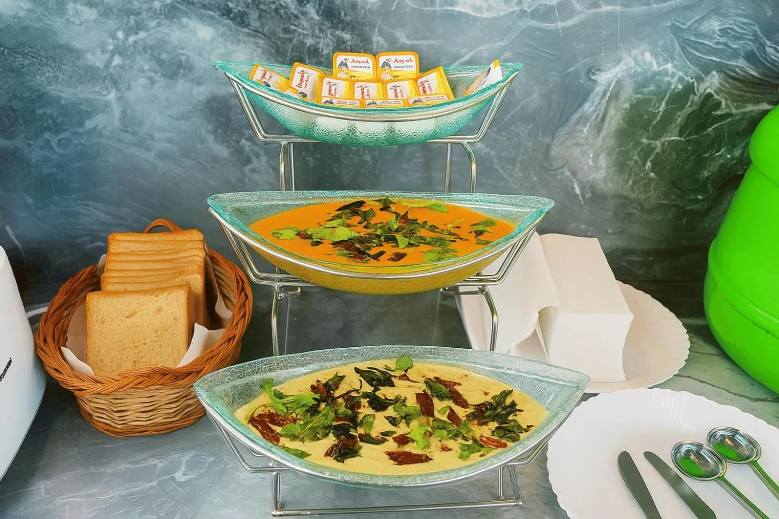 Food in White Fern Stays Serviced Apartments - Gachibowli