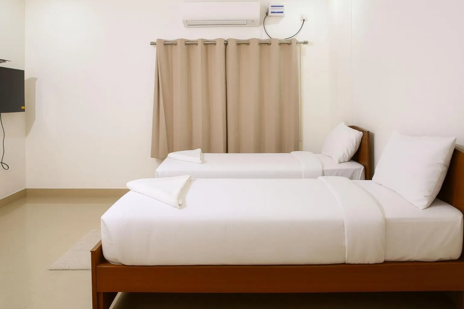 Bedroom, Bed in White Fern Stays Serviced Apartments - Gachibowli