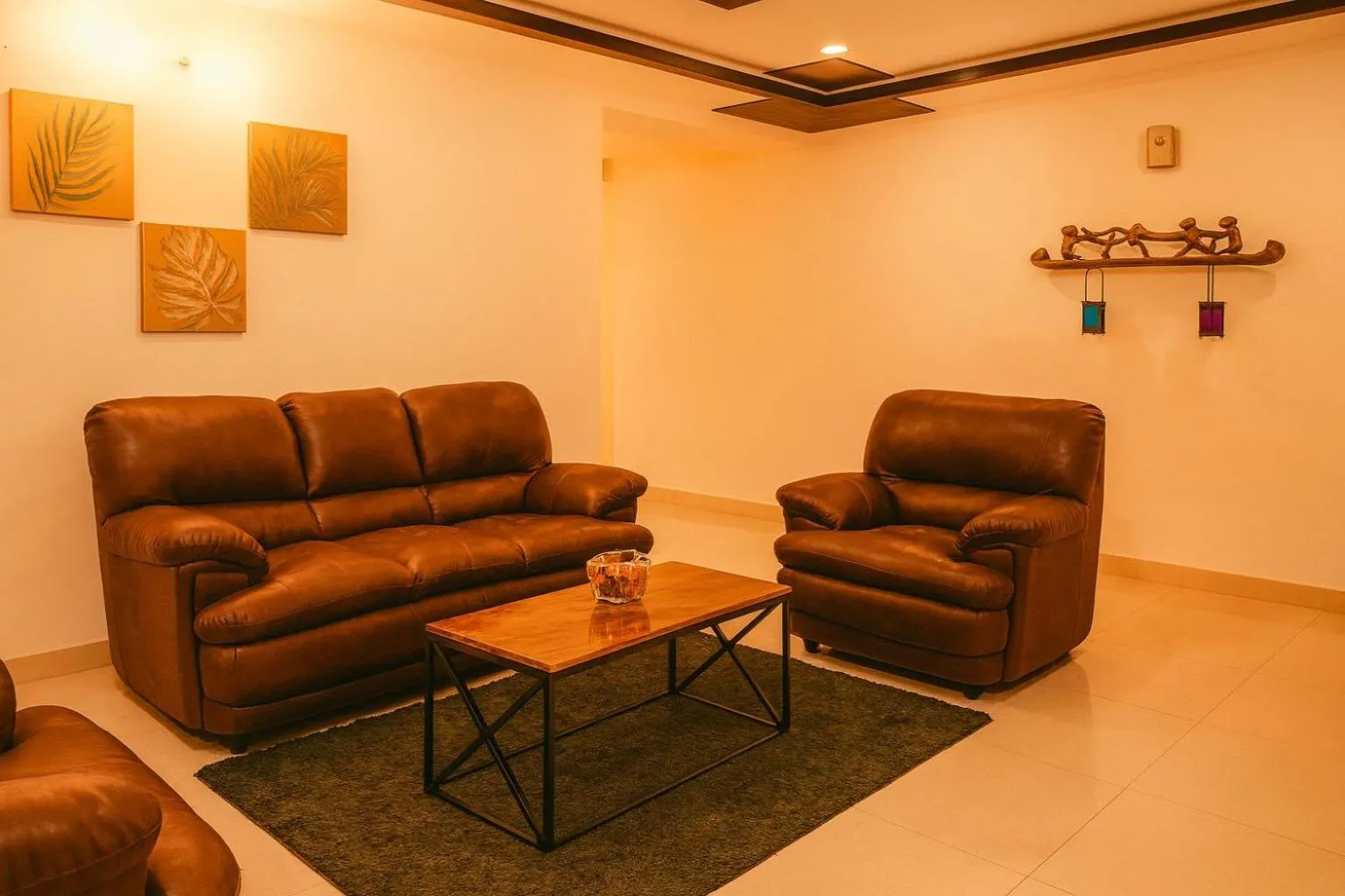 Living room in White Fern Stays Serviced Apartments - Gachibowli