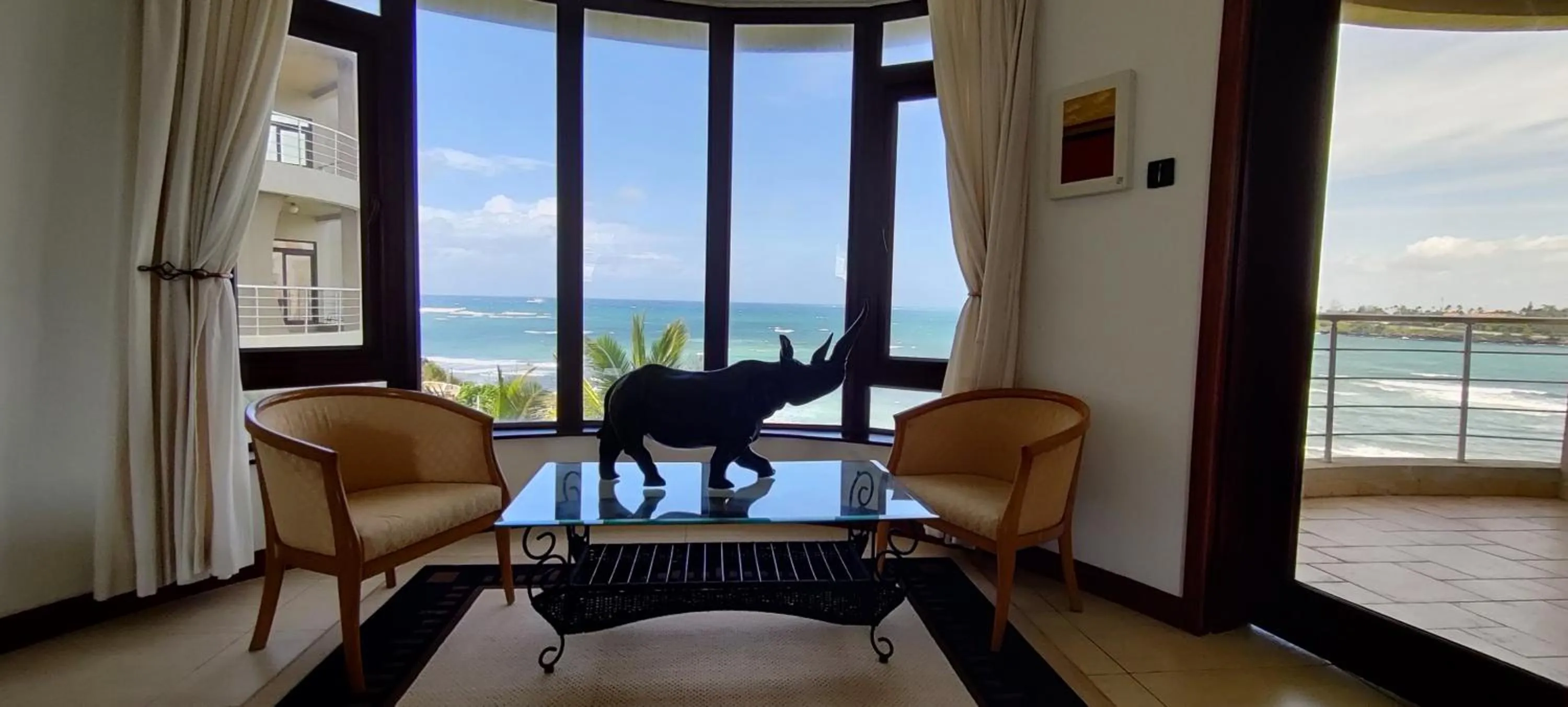 Living room in English Point Residence Beach Apartments Mombasa