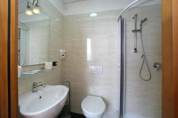 Bathroom in Hotel Le Tre Stazioni