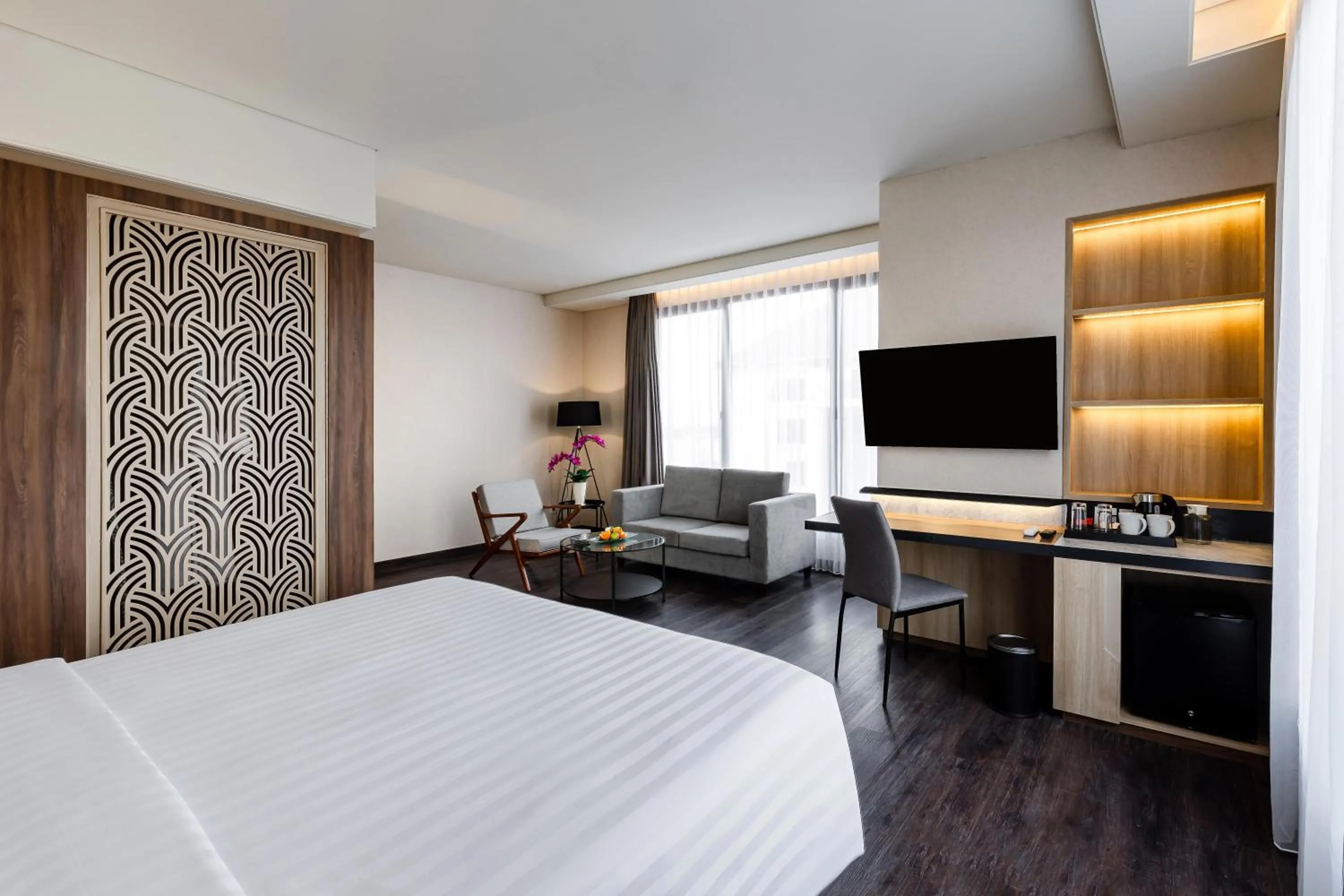 Bedroom, Bed in Quest Prime Pemuda - Semarang