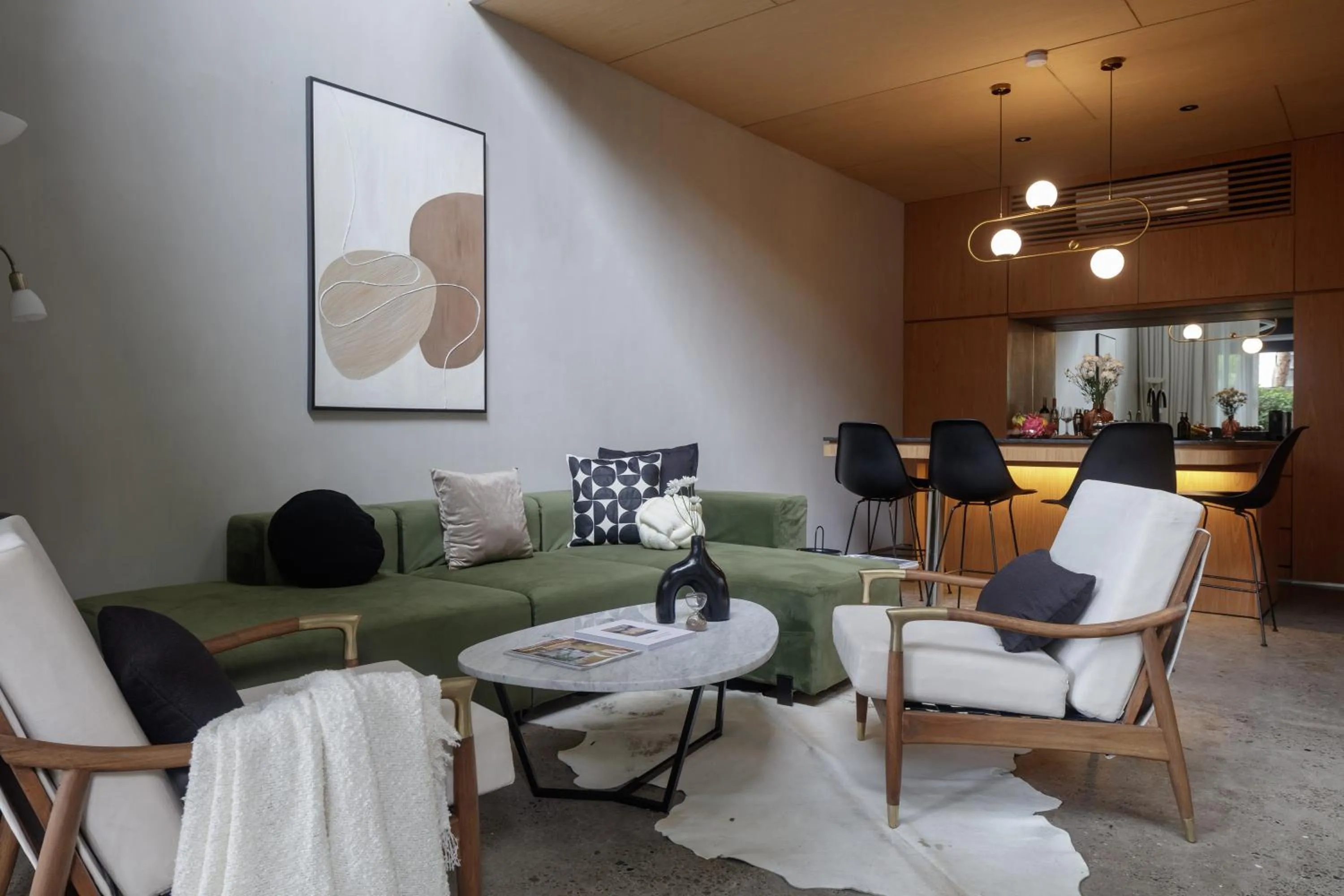 Living room in OXO Townhouses Berawa Canggu