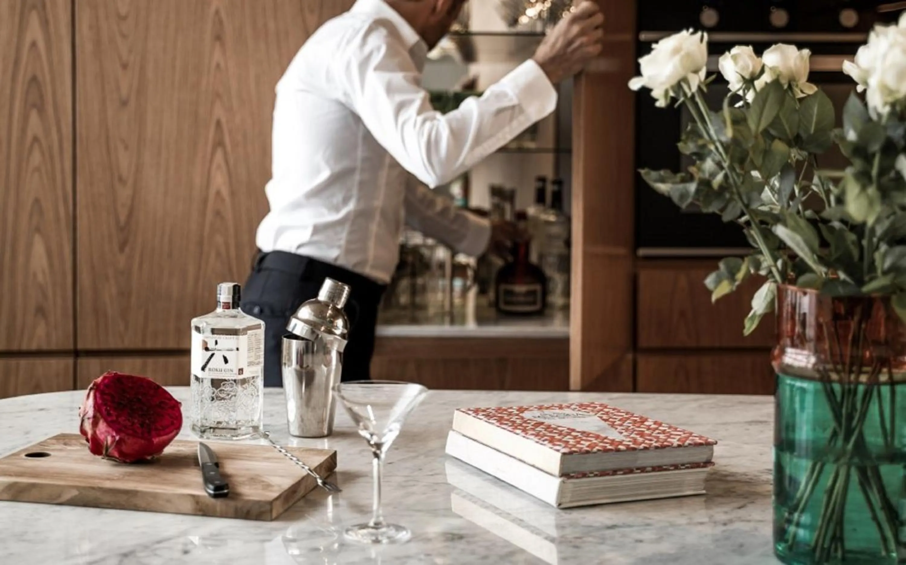 kitchen in OXO Townhouses Berawa Canggu