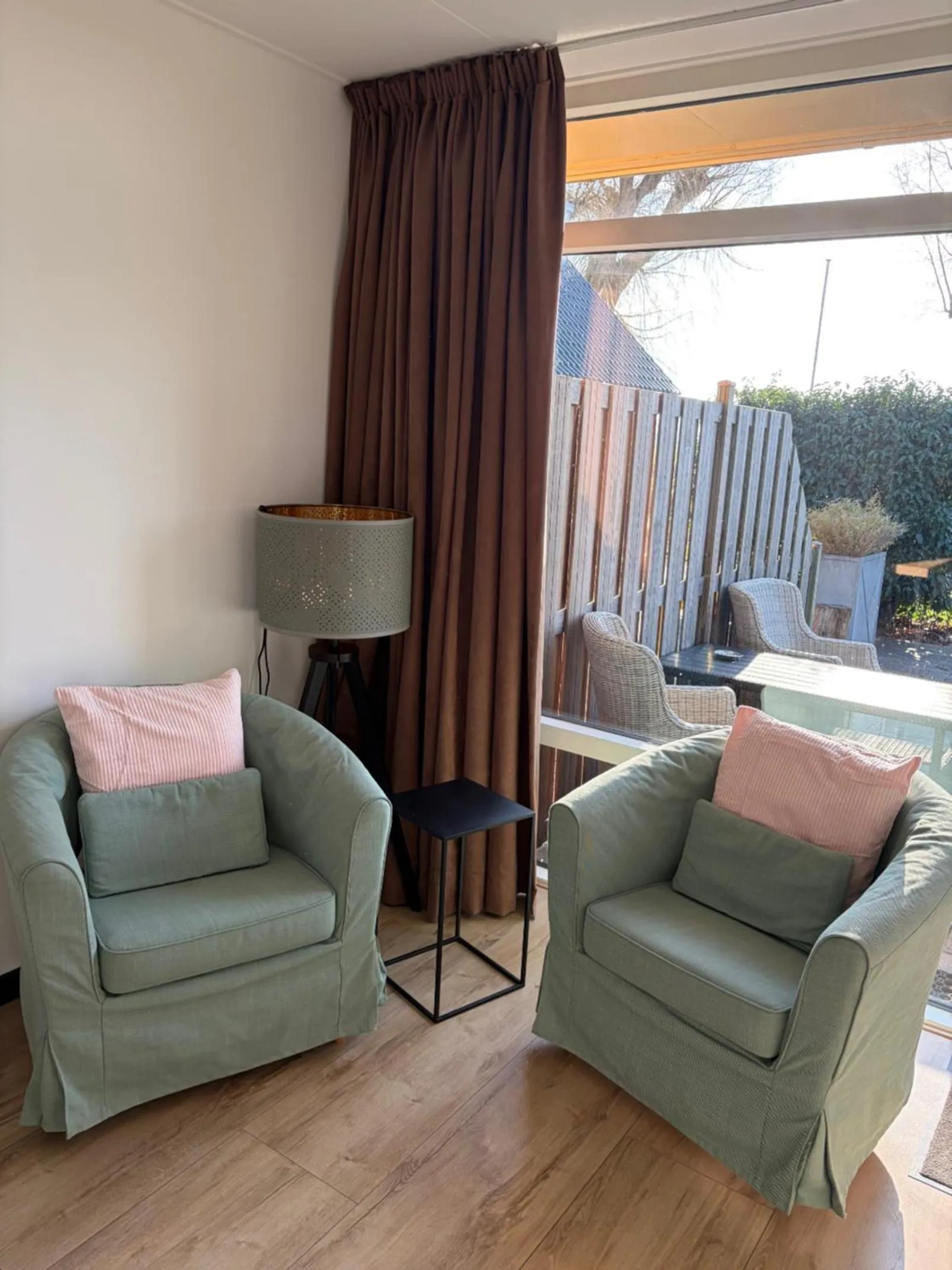 Seating area in B&B de Danser