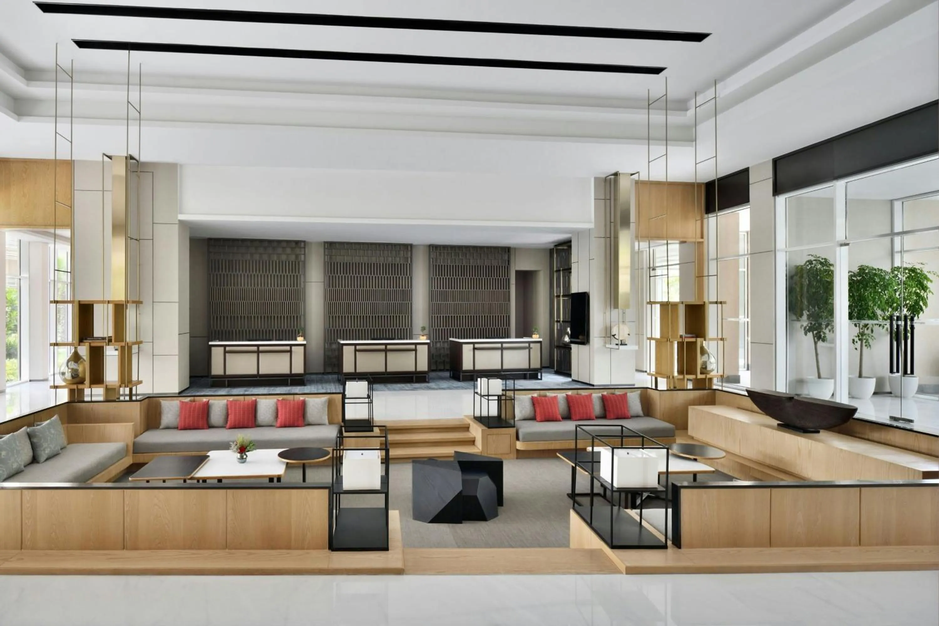 Lobby or reception in Courtyard by Marriott Aravali Resort