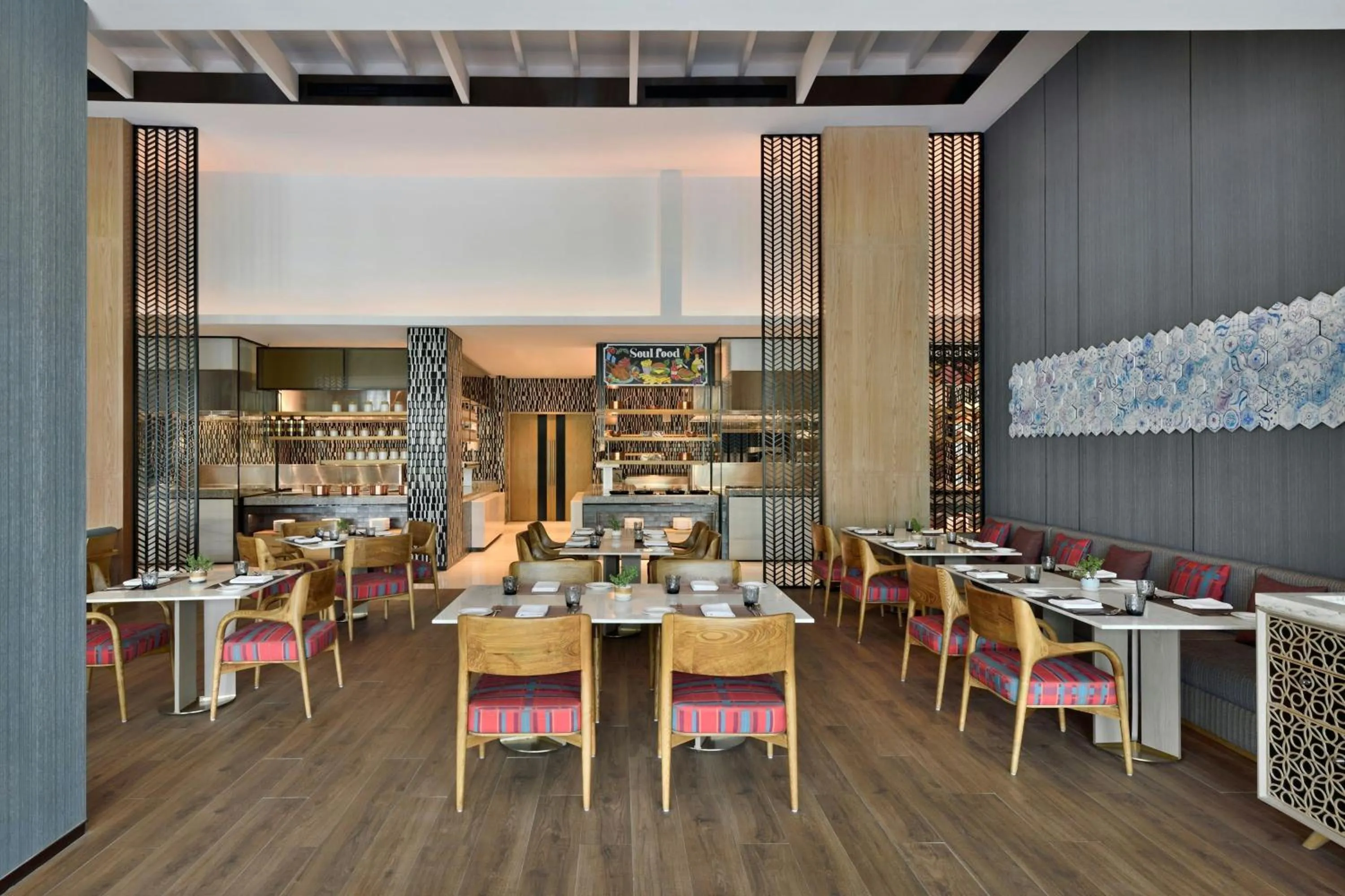 Kitchen or kitchenette in Courtyard by Marriott Aravali Resort