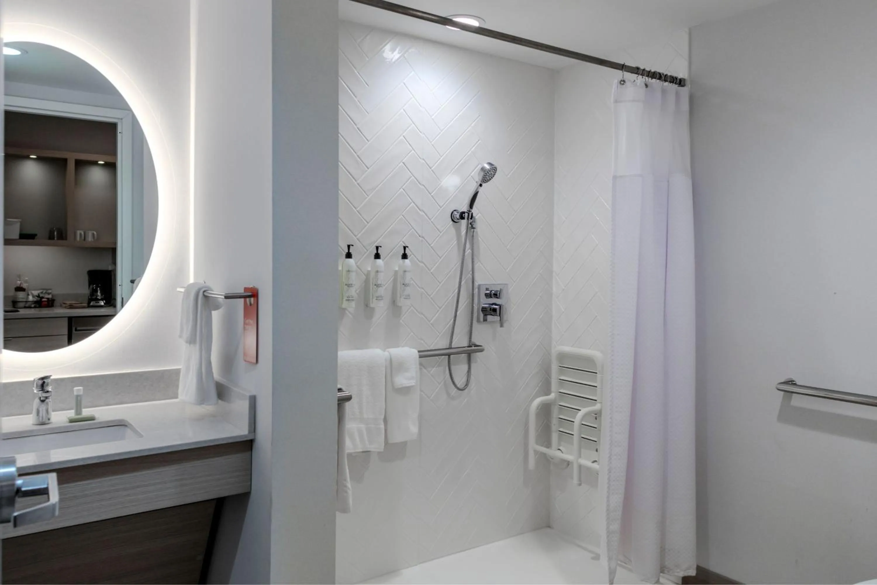 Bathroom in TownePlace Suites by Marriott Chesterfield