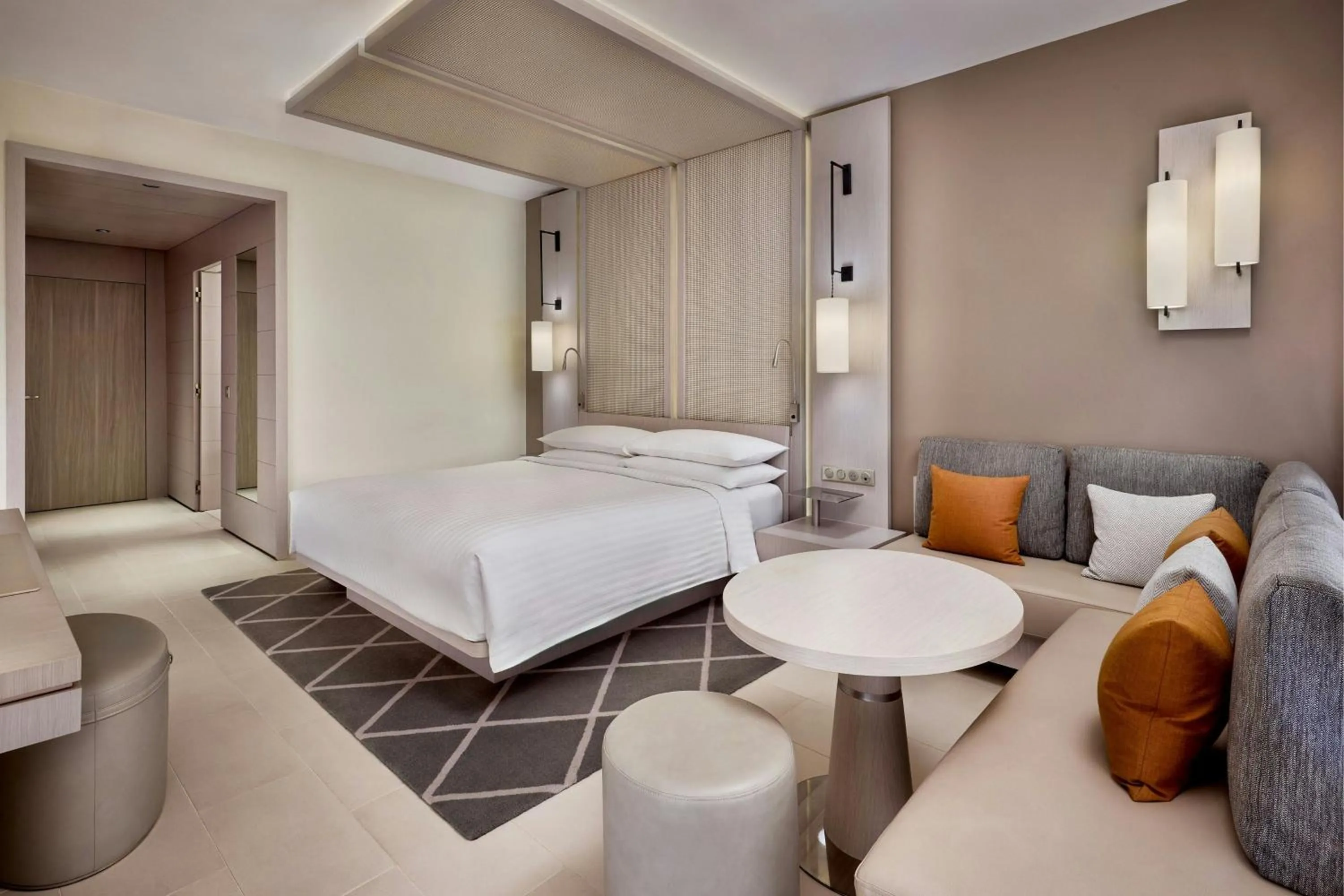 Photo of the whole room, Bed in Rabat Marriott Hotel