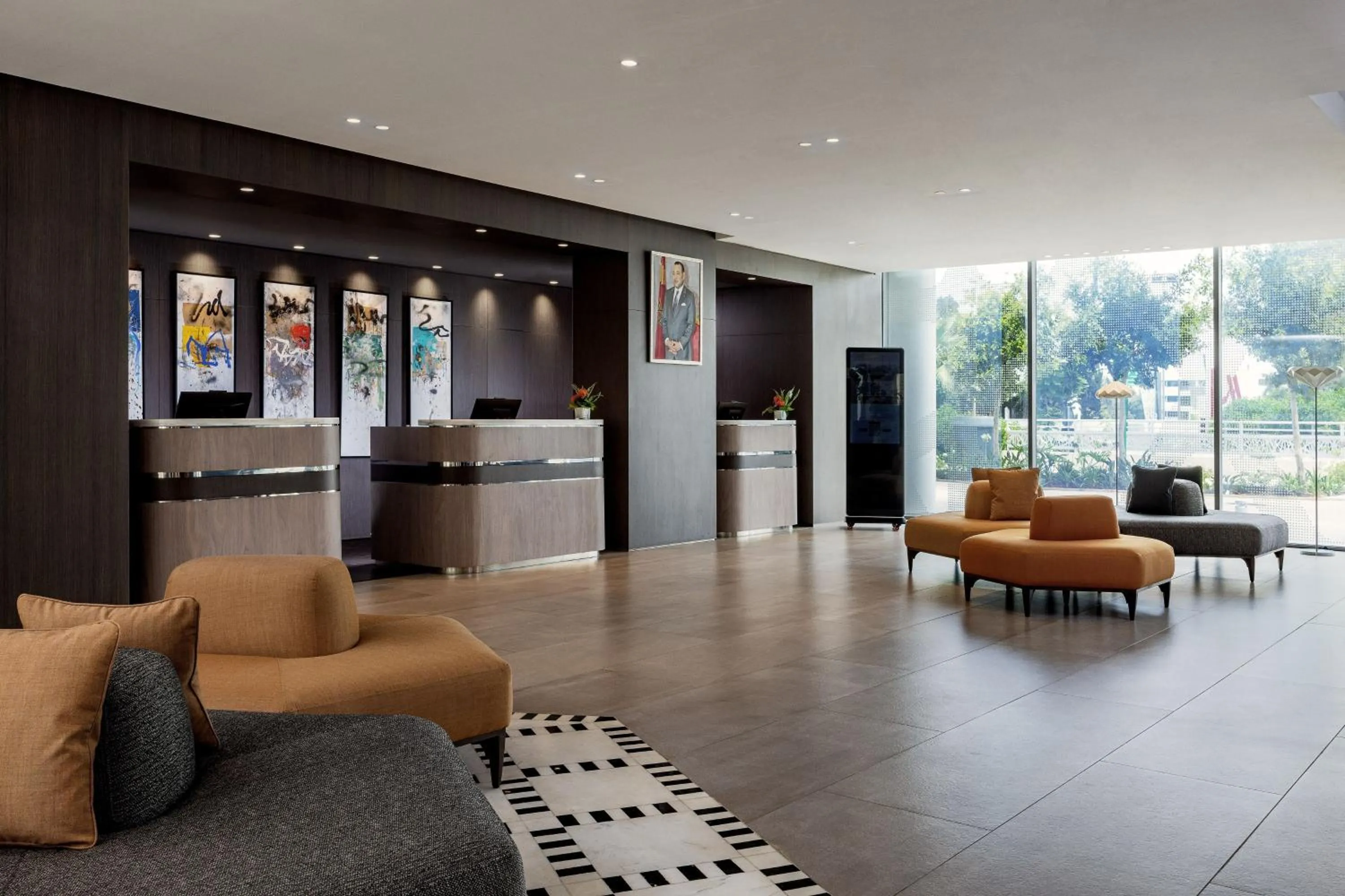 Lobby or reception in Rabat Marriott Hotel