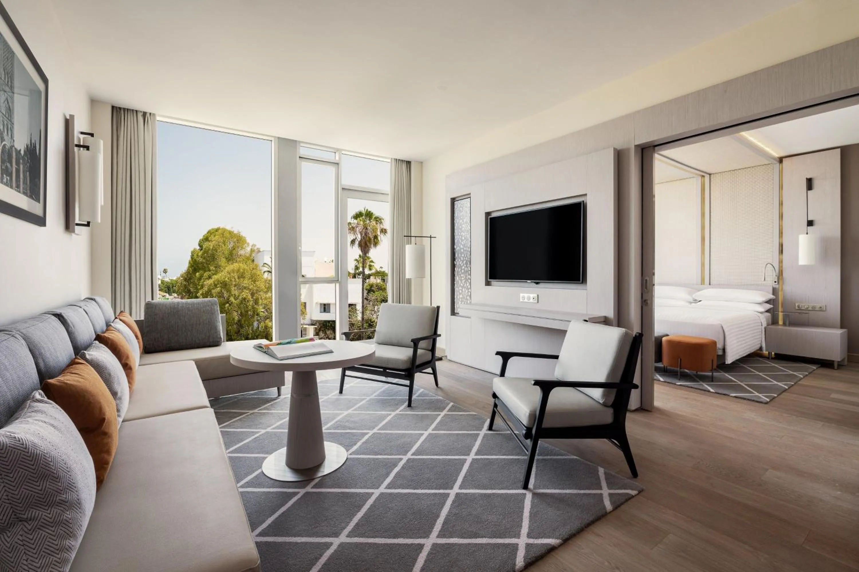 Living room in Rabat Marriott Hotel