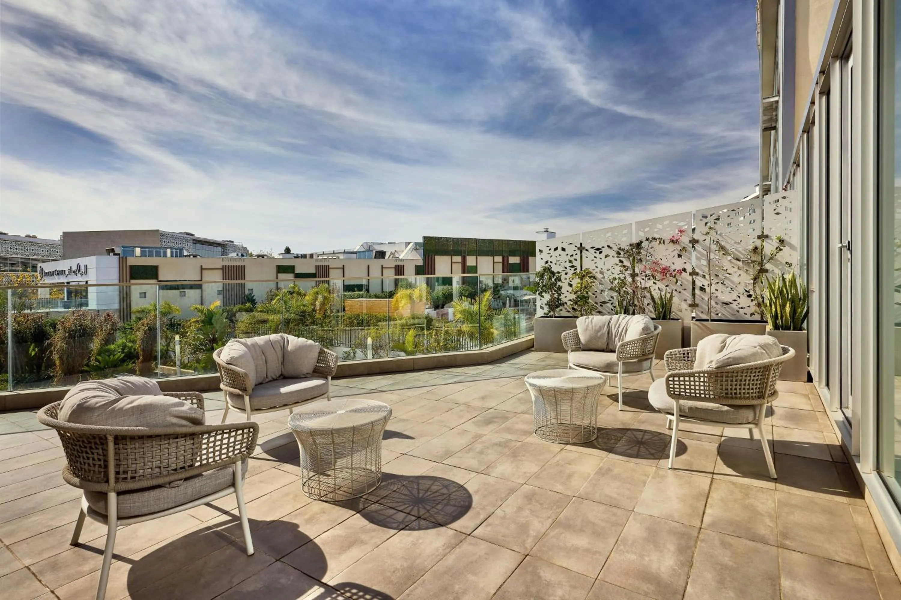 Swimming pool in Rabat Marriott Hotel