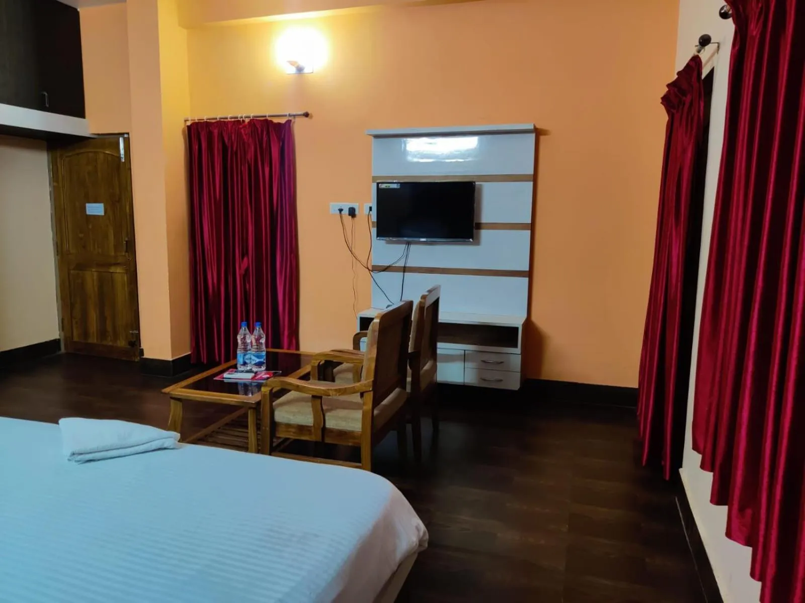 Bed in CHETAN INN HOTEL