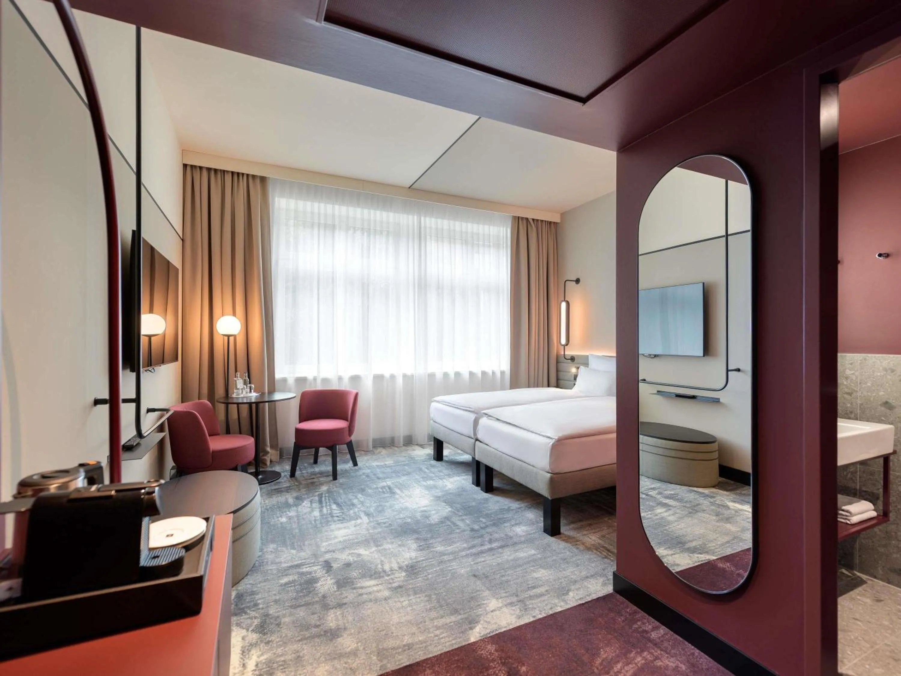 Bedroom, Bed in Novotel Münster City