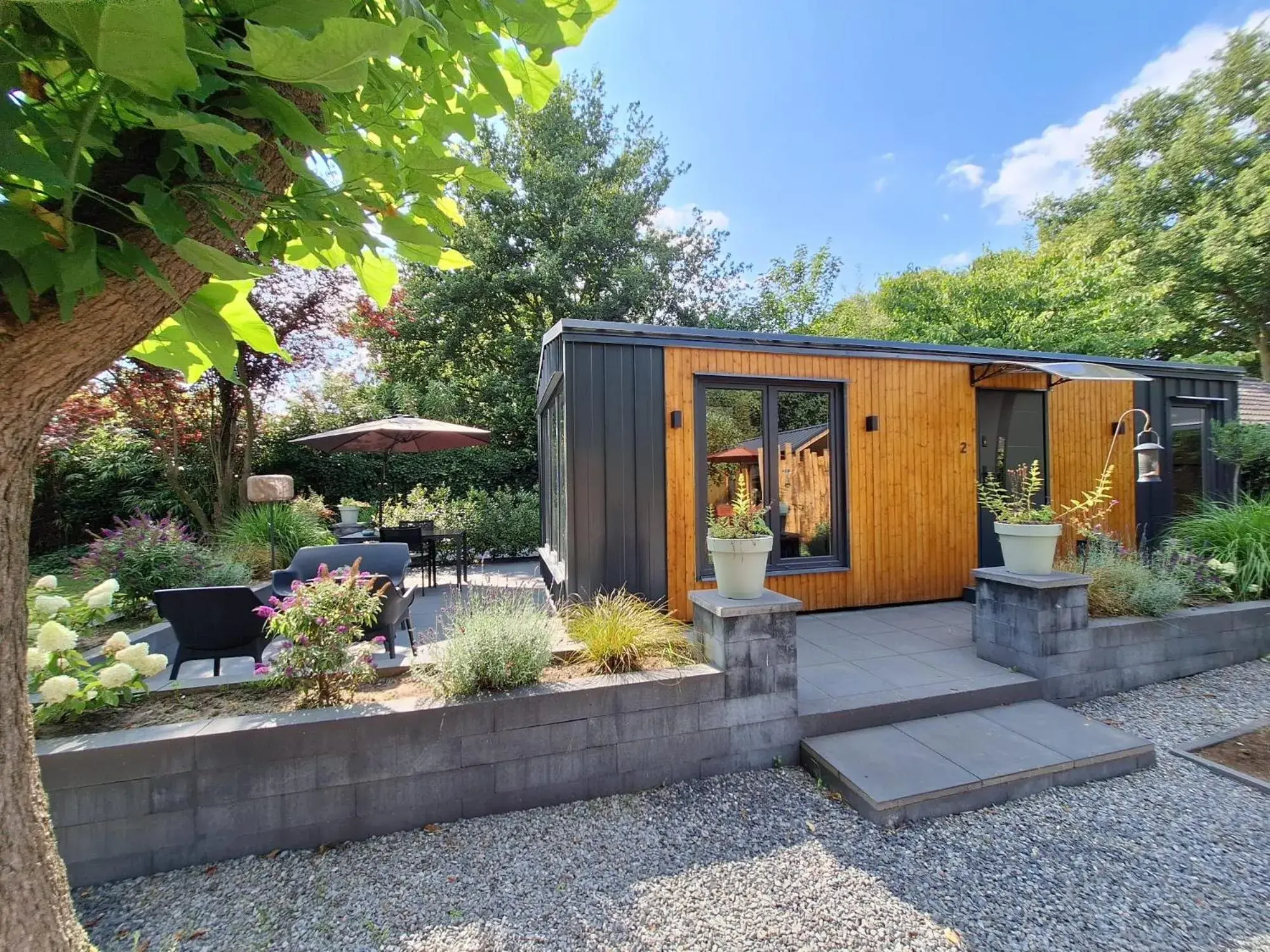 One-Bedroom Chalet - single occupancy in B&B Vierlingsbeek, Appartement en tuin-chalets One-Bedroom Chalet - single occupancy in B&B Vierlingsbeek, Appartement en tuin-chalets