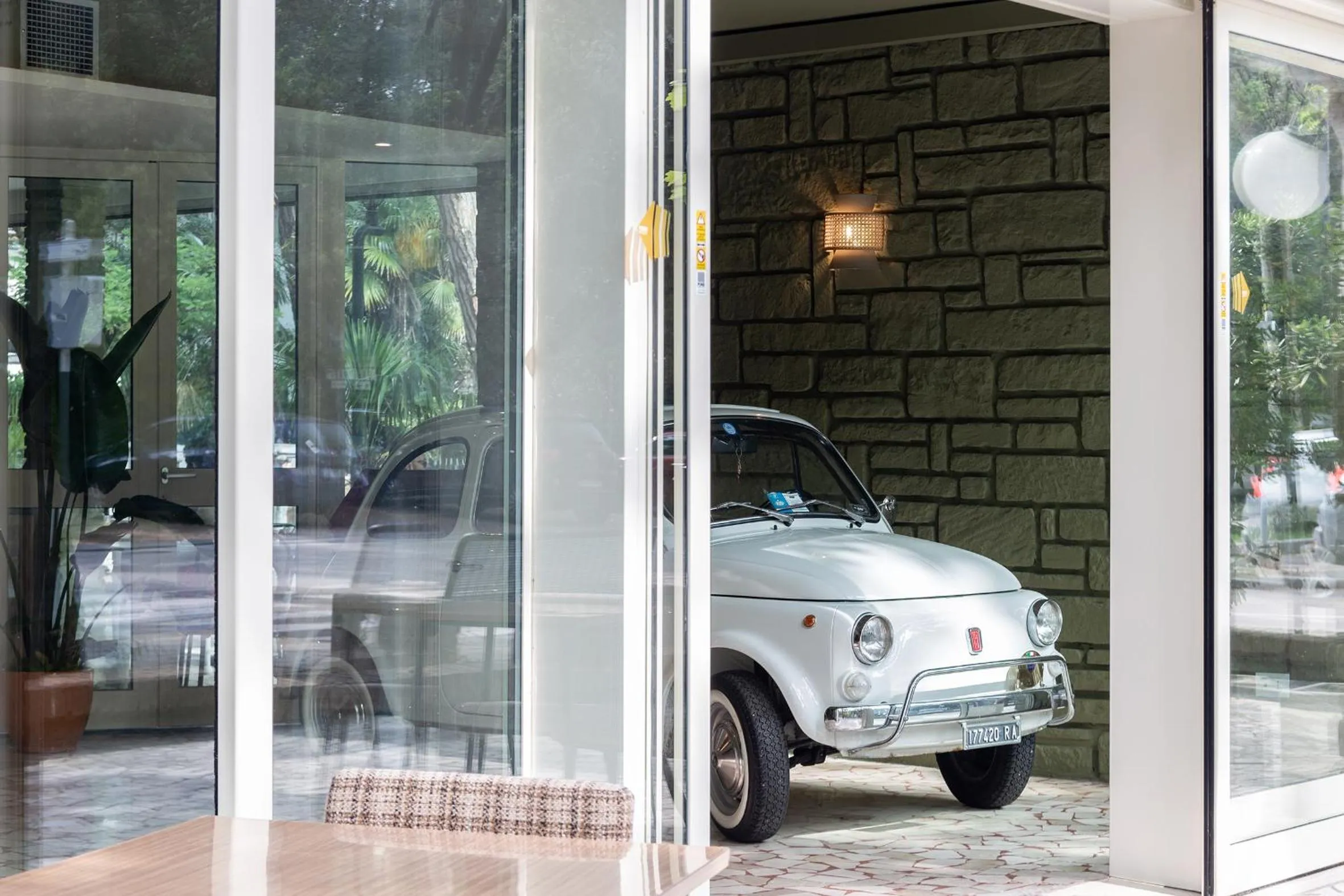 Decorative detail in Hotel Millepini