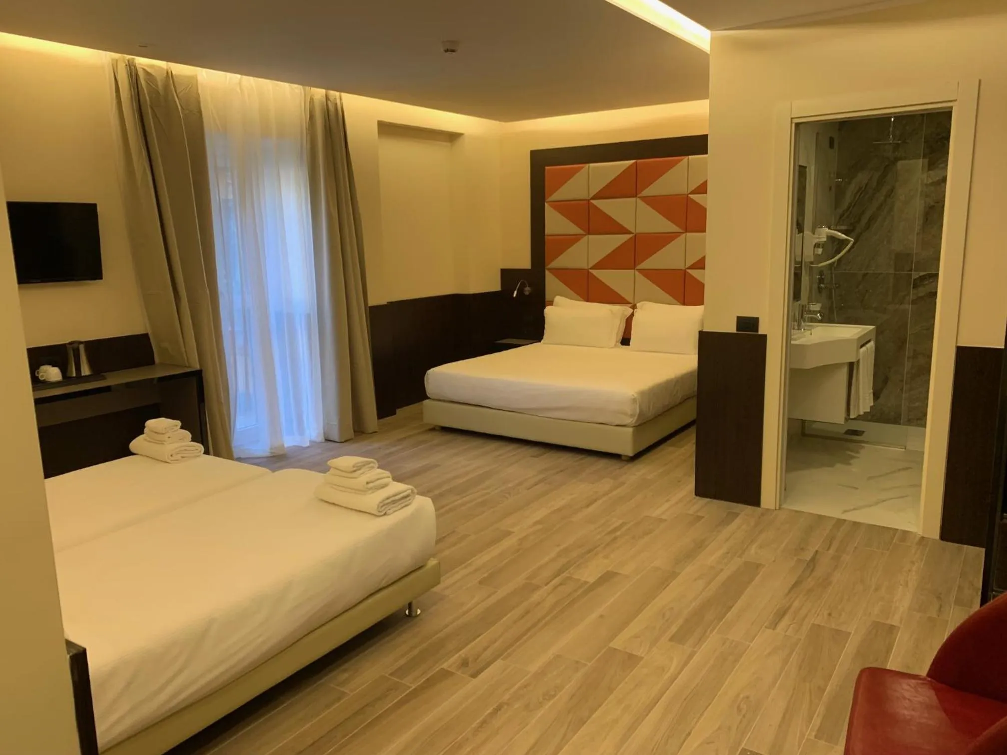 Photo of the whole room, Bed in JR Hotels Bocconi Milano