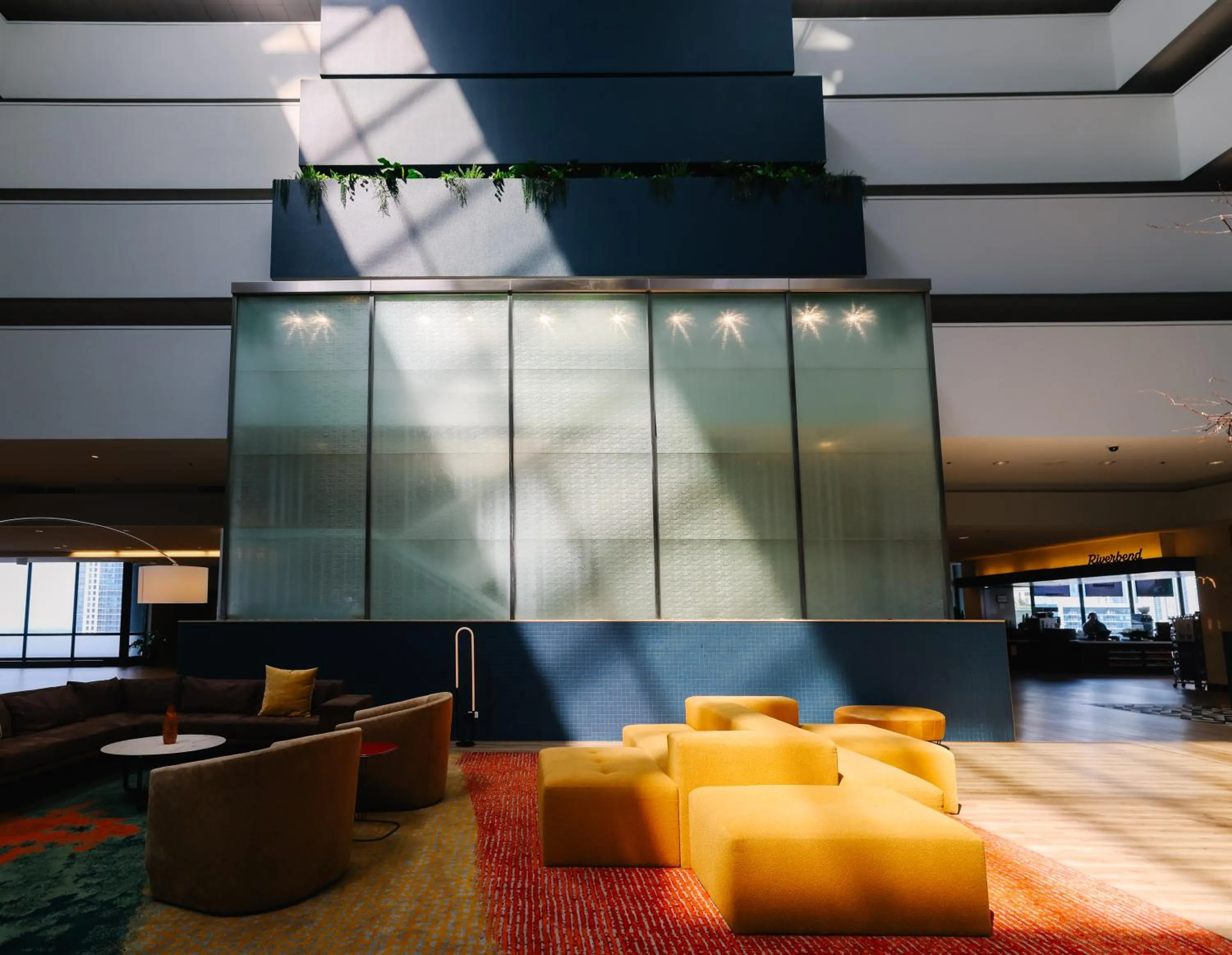 Living room in voco Chicago Downtown - Riverwalk by IHG