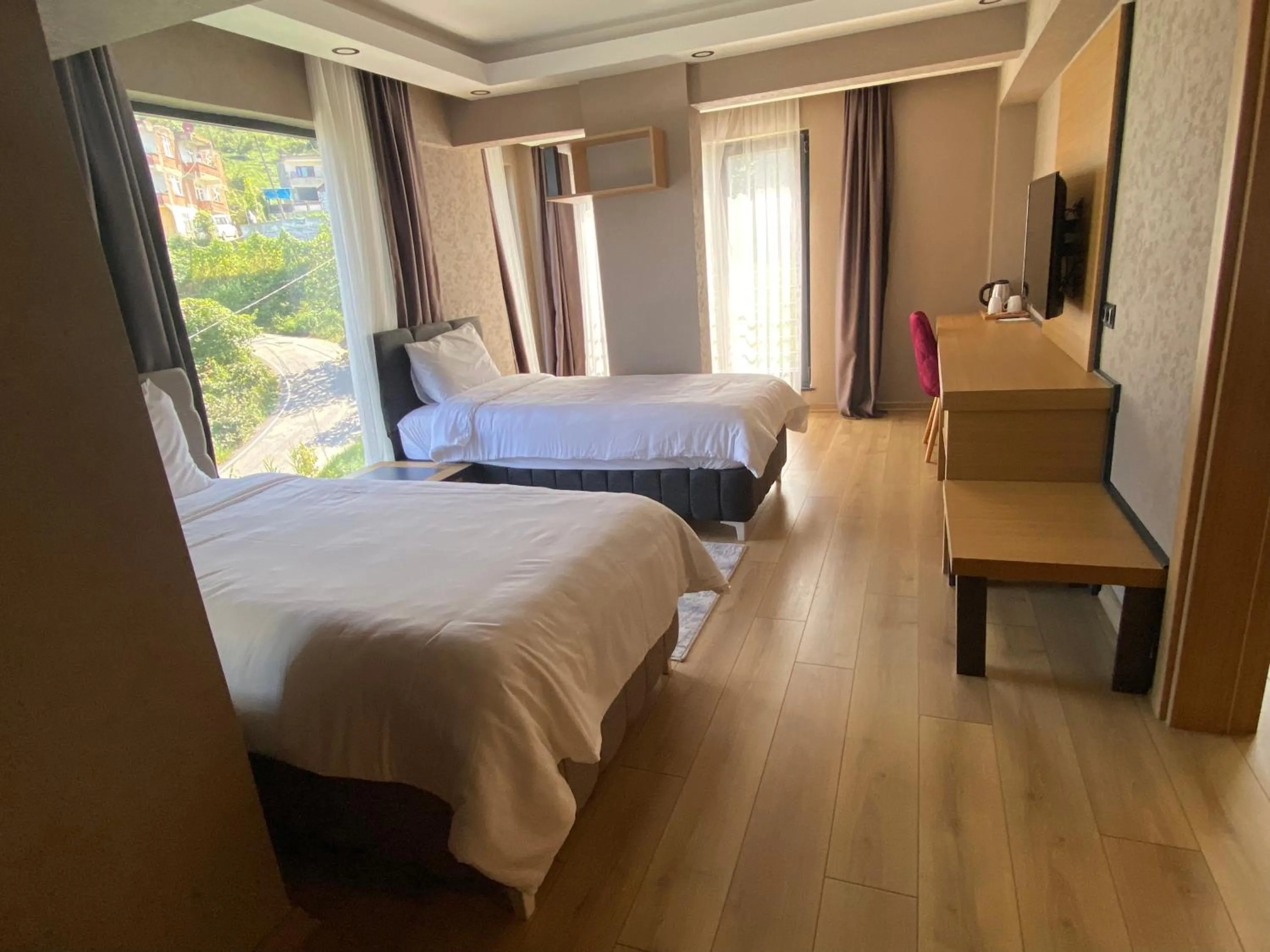 Bed in Şehrar Suite Hotel