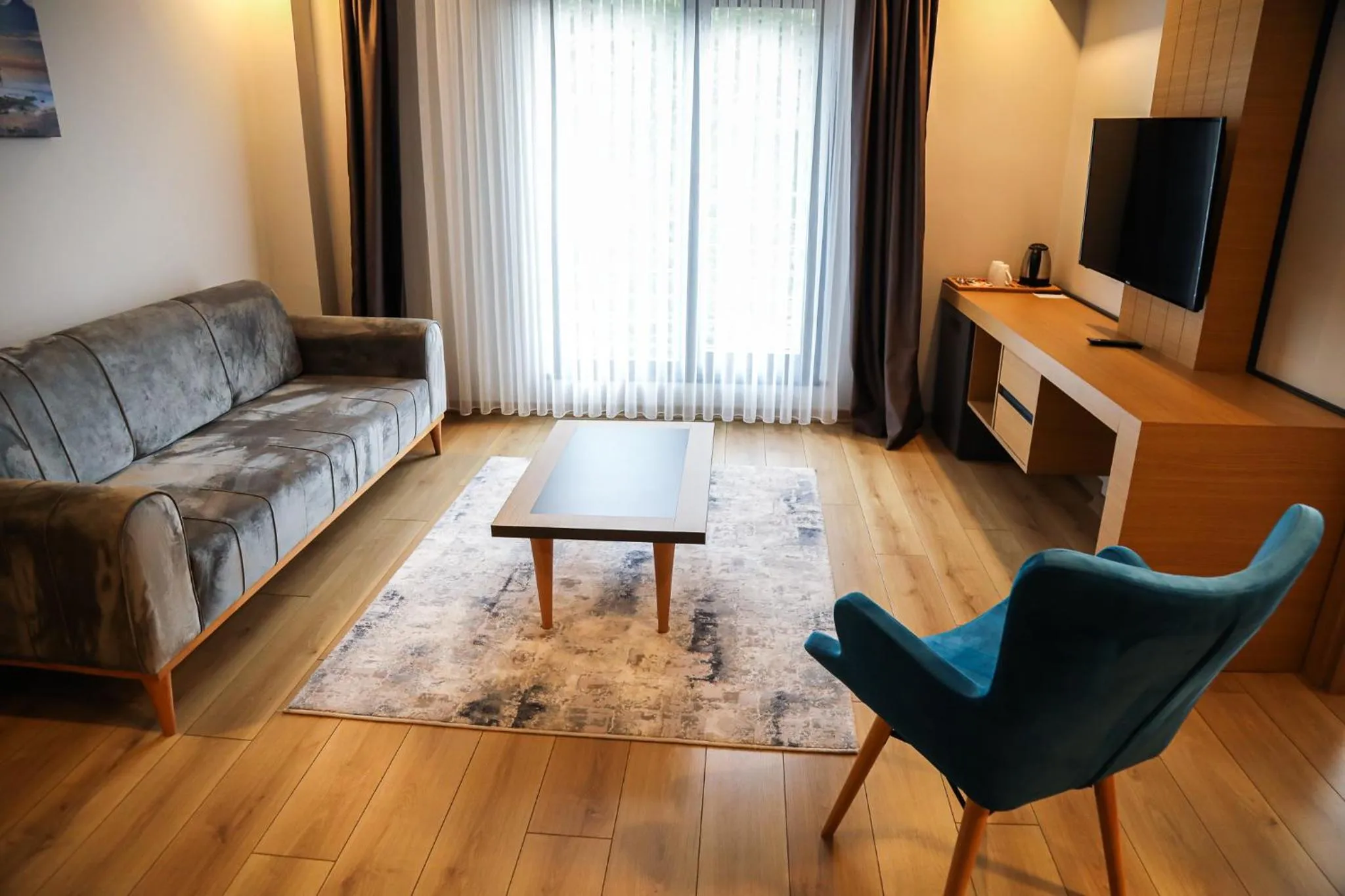 Living room in Şehrar Suite Hotel