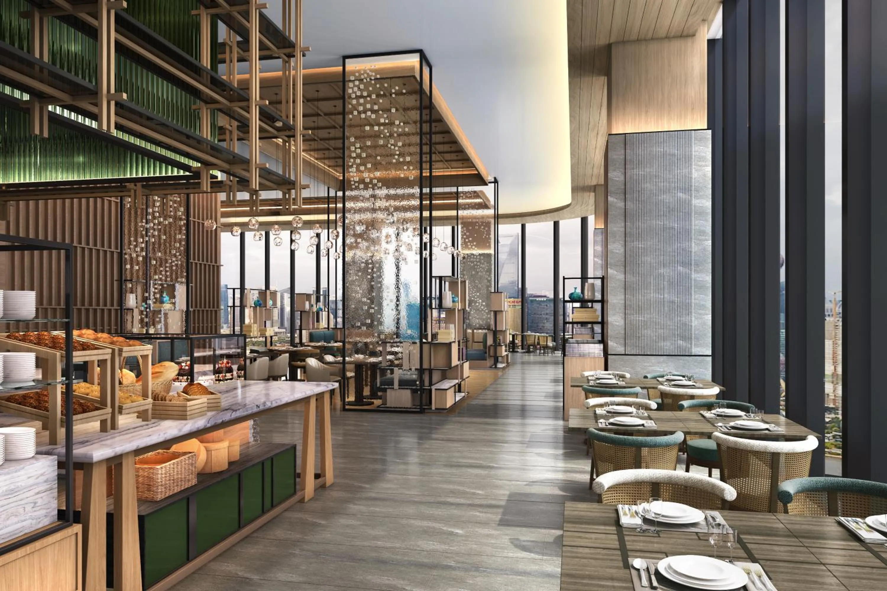 Restaurant/places to eat in HUALUXE Yibin